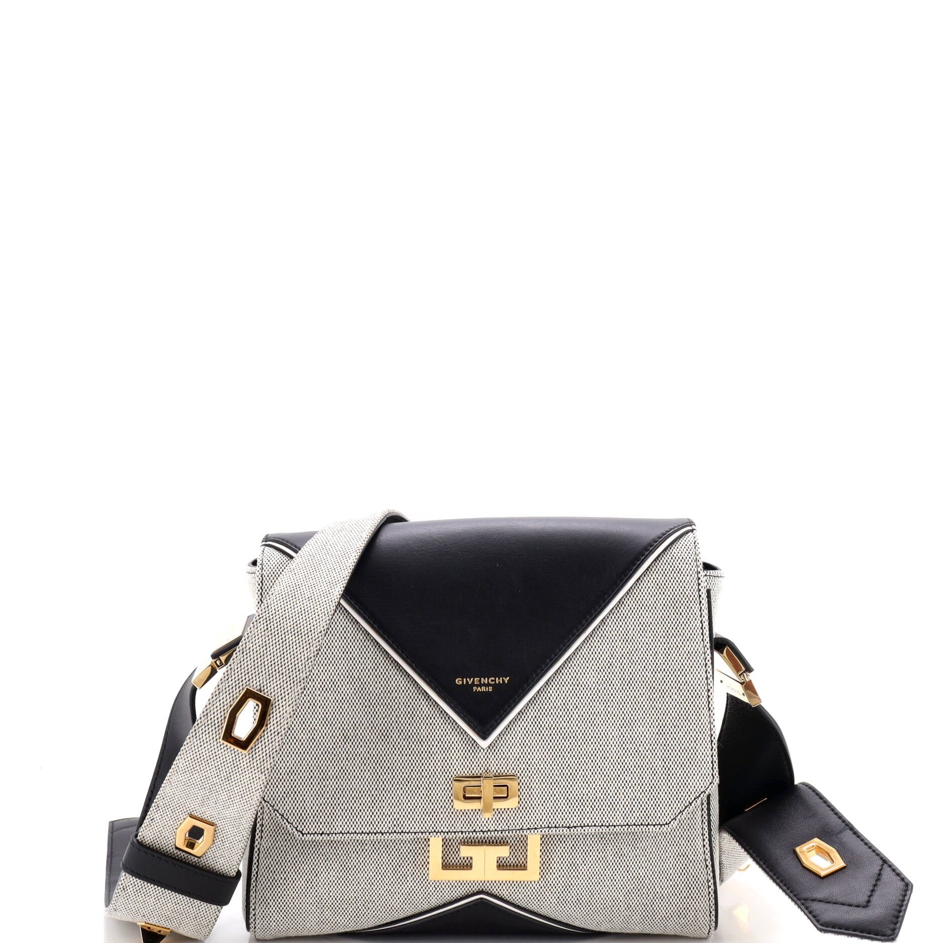 Eden Handbag Canvas and Leather Medium