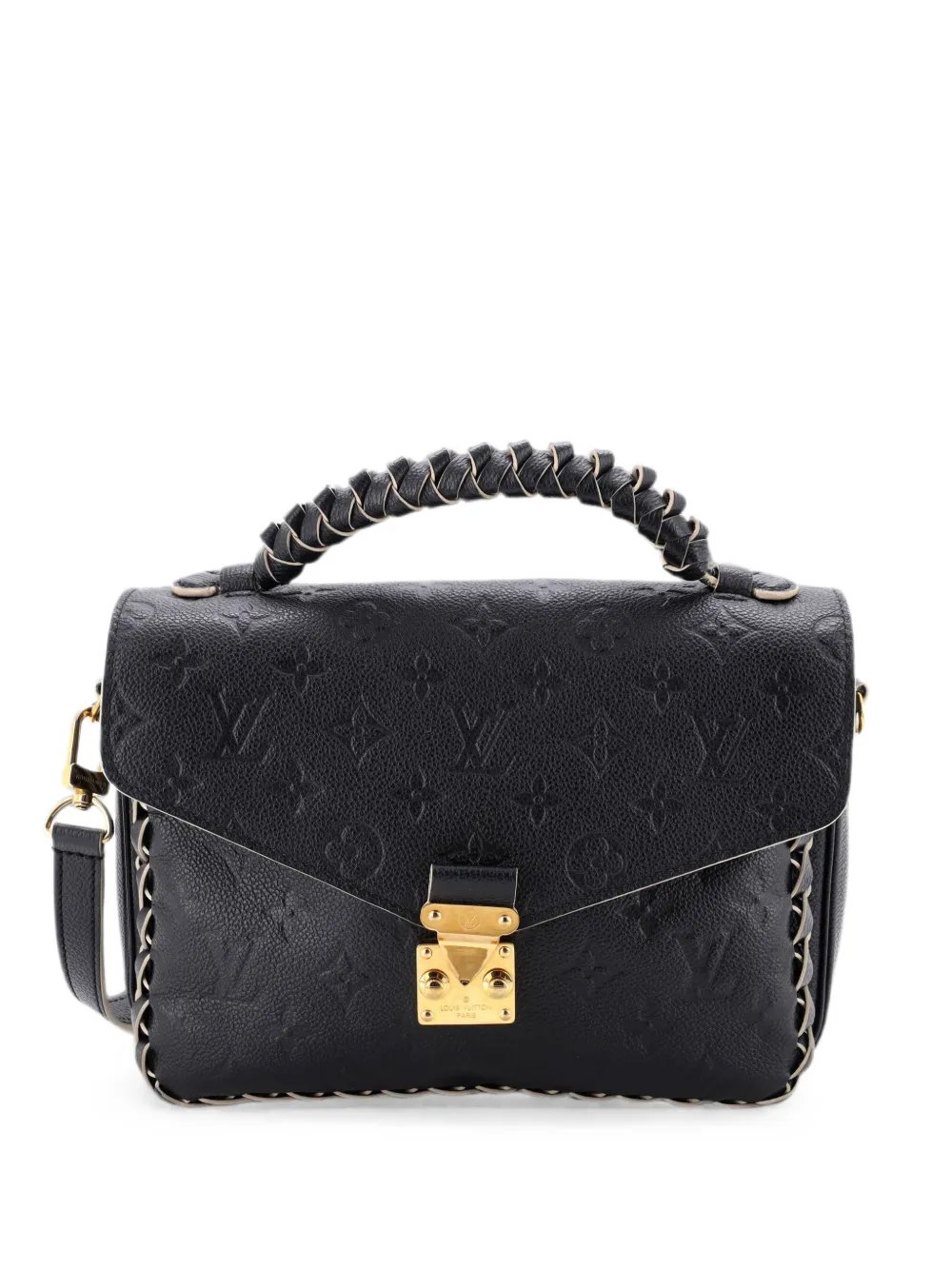 Louis Vuitton Braided Handle Pochette Metis Monogram Empreinte Leather crossbody bag