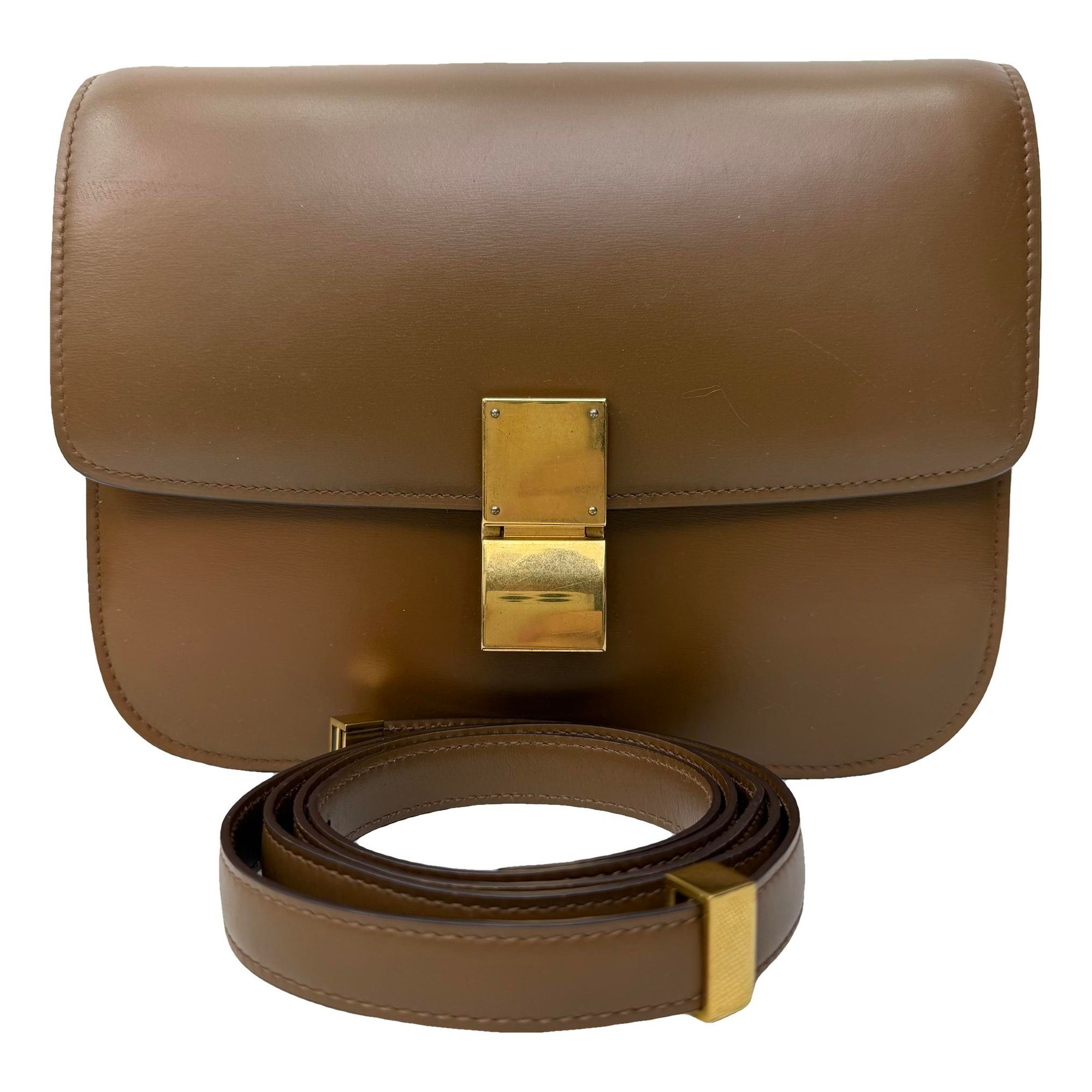 Classic leather handbag