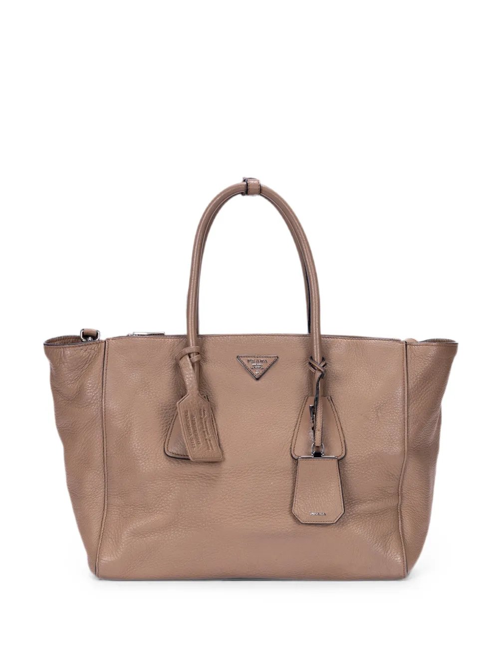 logo plaque tote bag