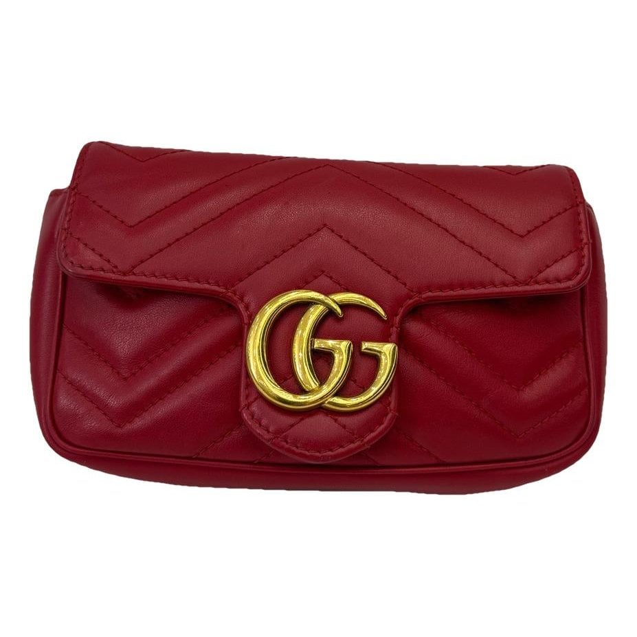 GG Marmont Flap leather crossbody bag