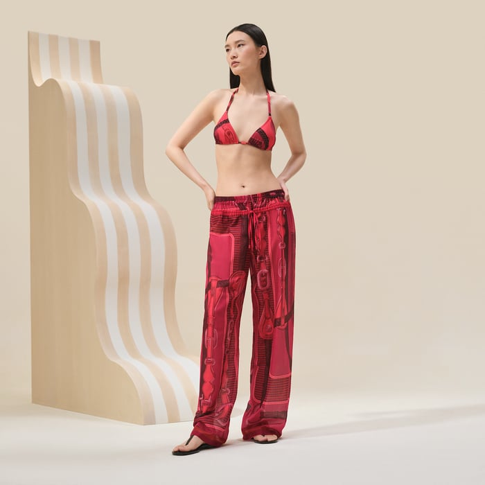 Rose Amarante "Coaching Remix" Beach Pants