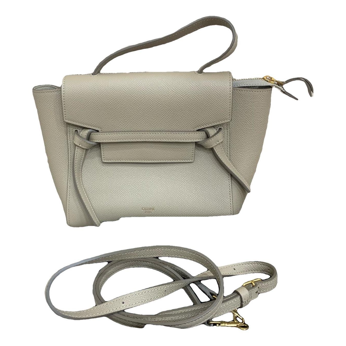 Belt leather handbag