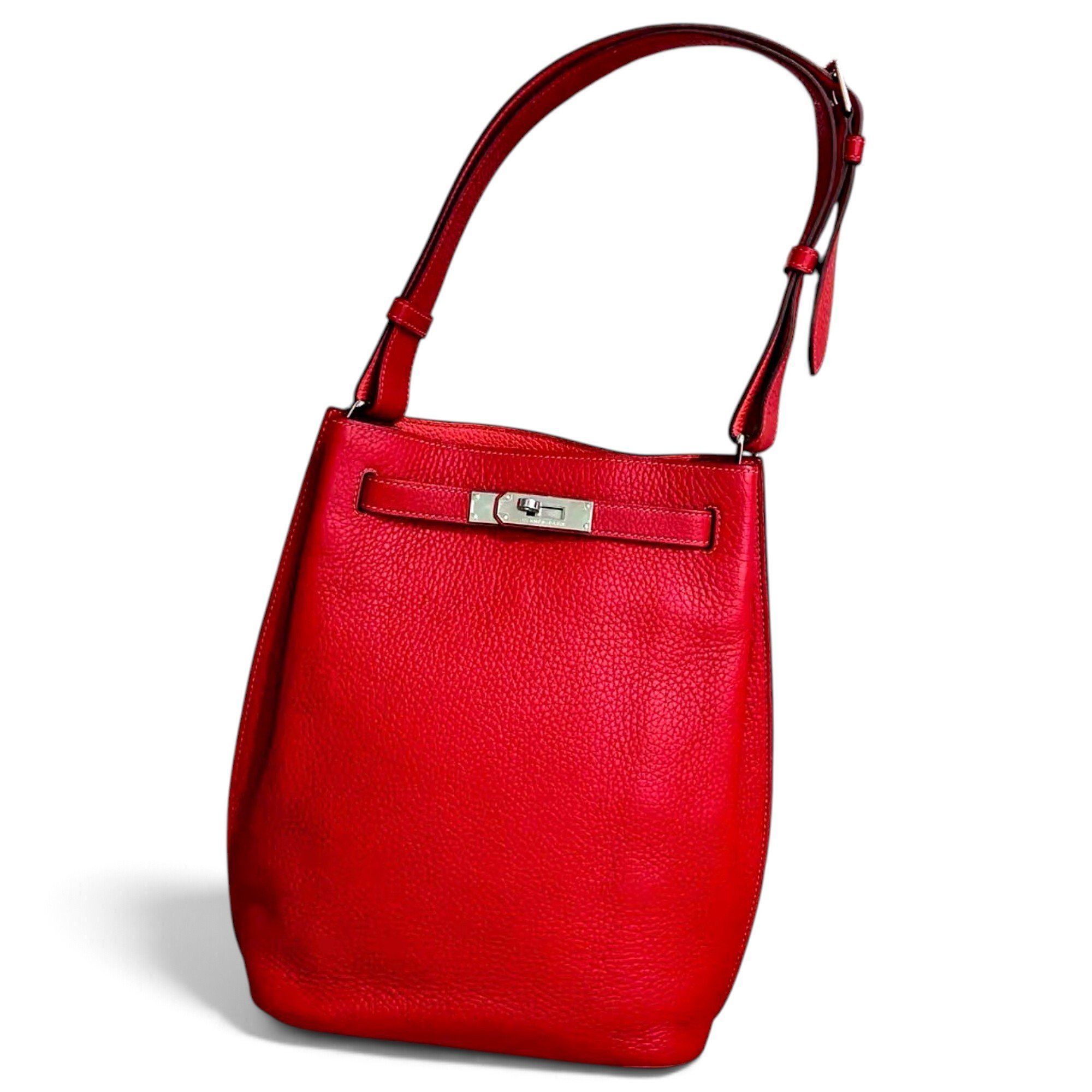 So Kelly leather handbag