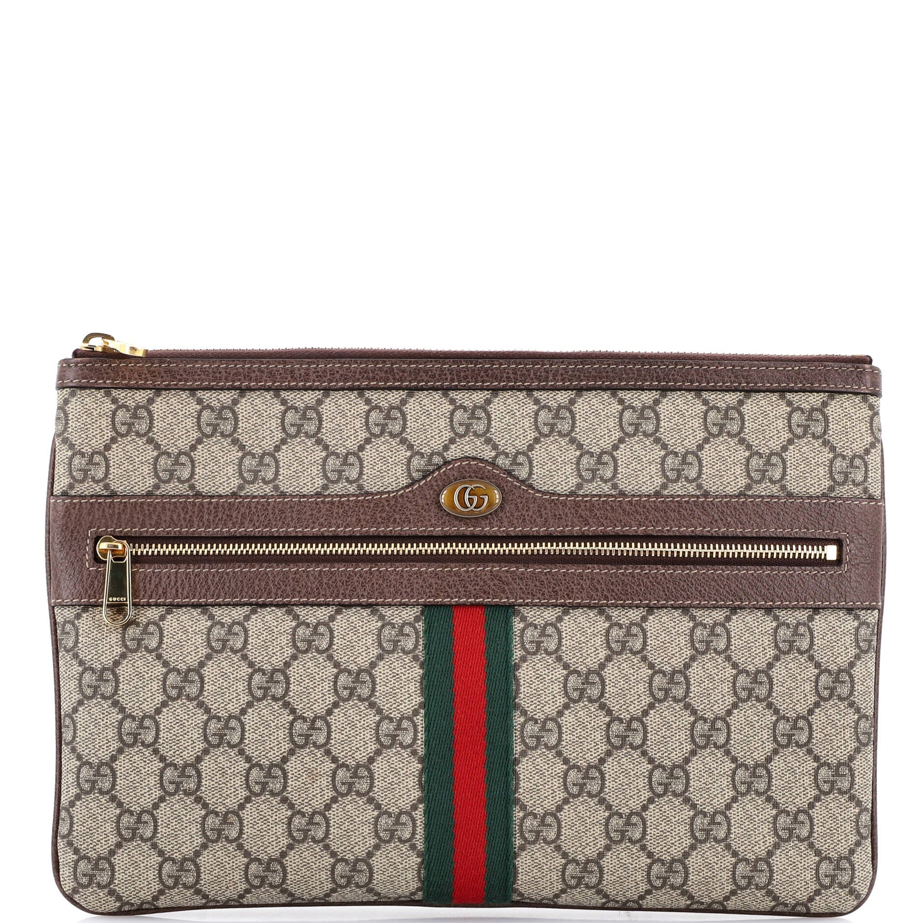 Ophidia Zip Pouch GG Coated Canvas Large