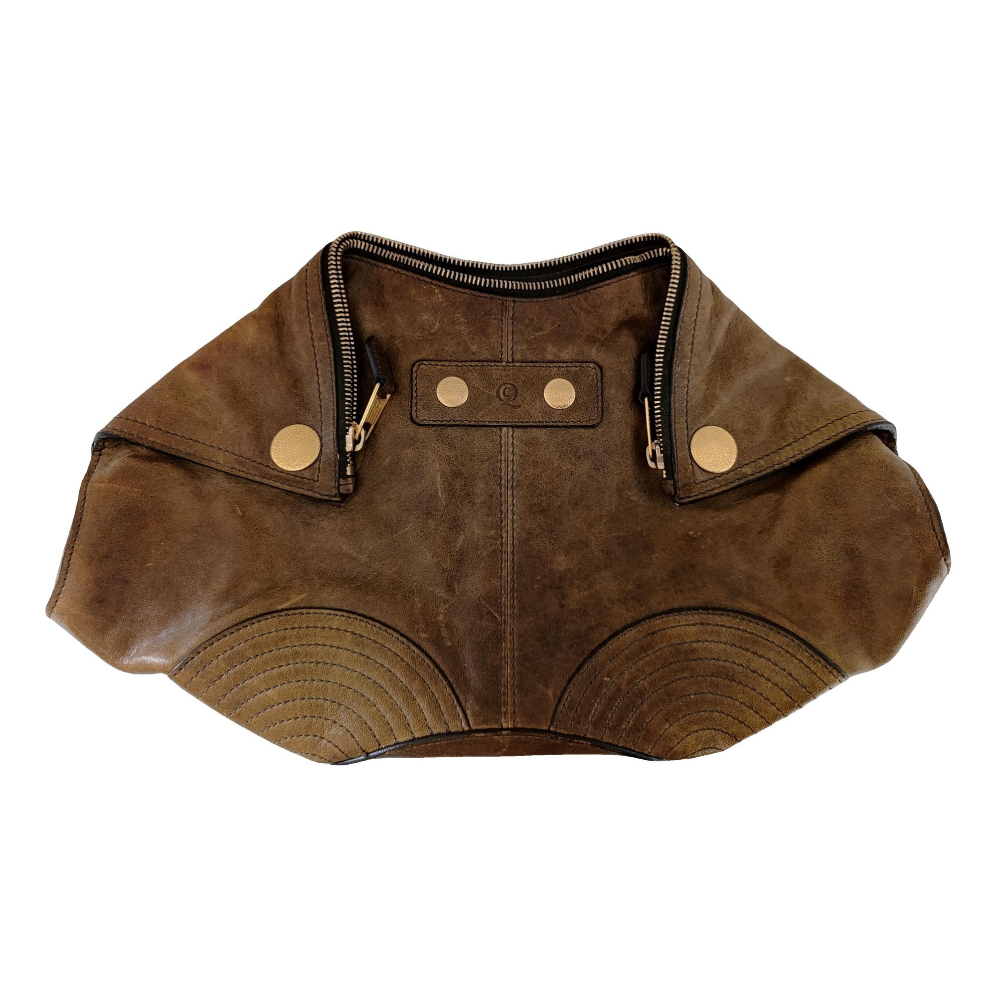 Alexander McQueen Manta leather clutch bag
