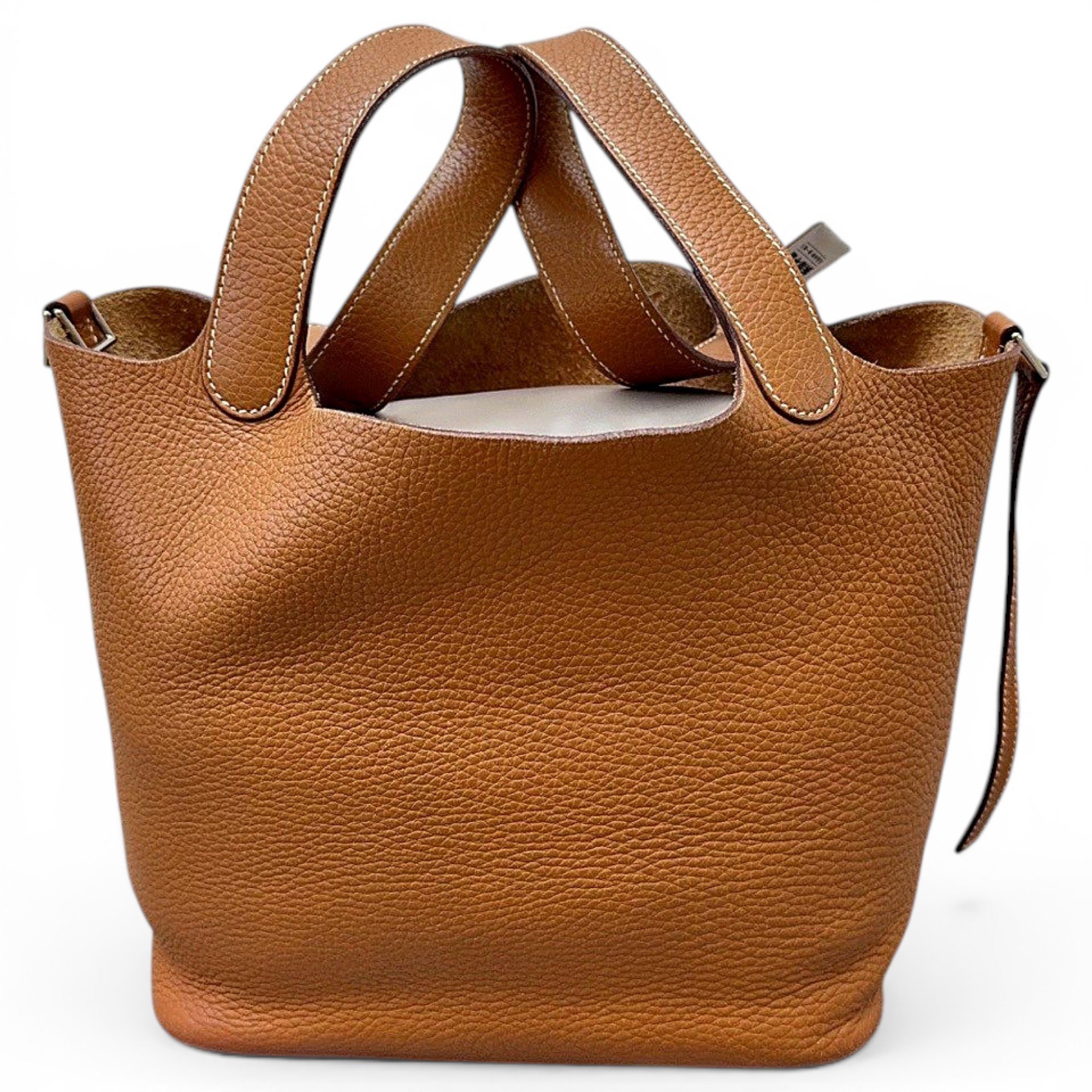 Picotin leather handbag