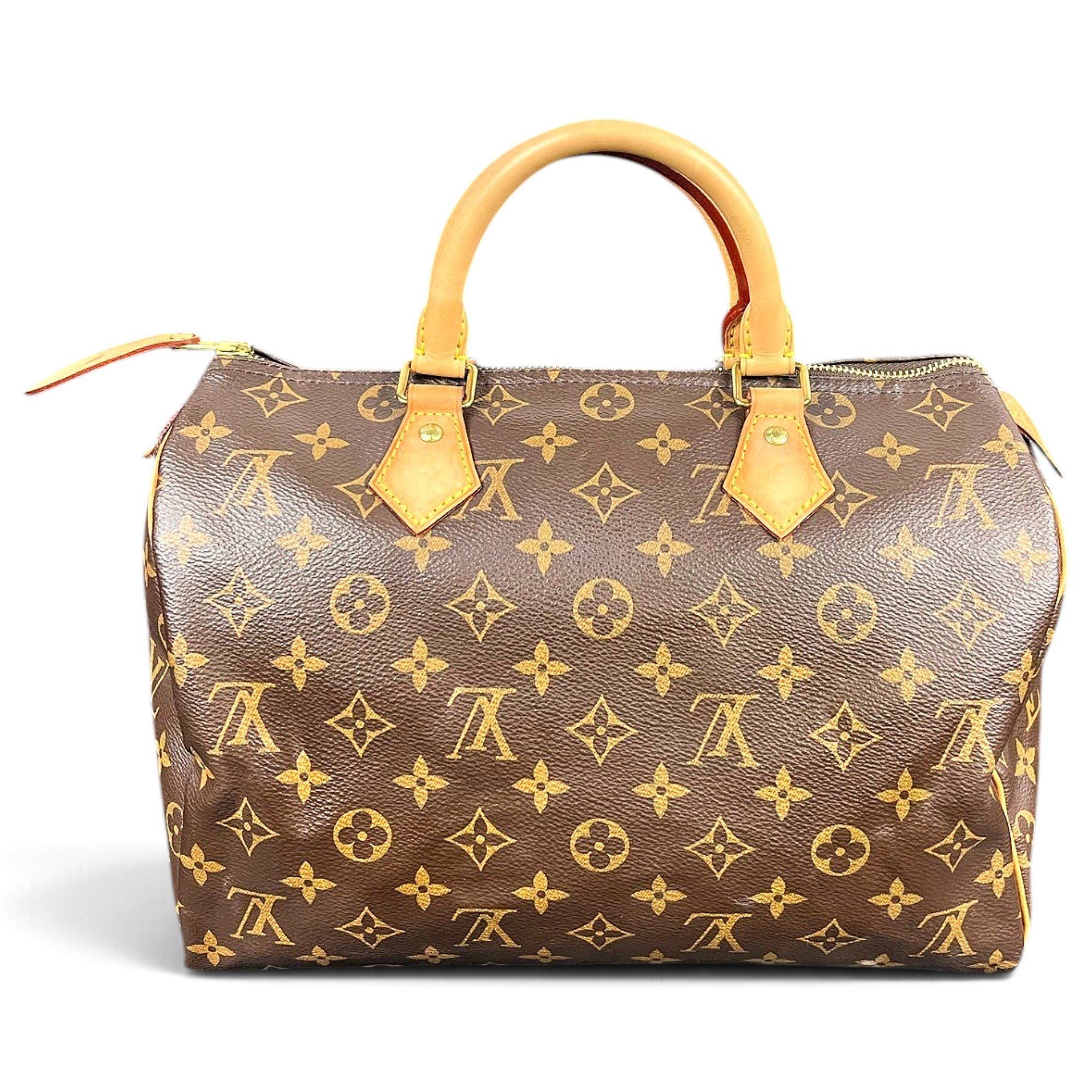 Speedy leather bowling bag