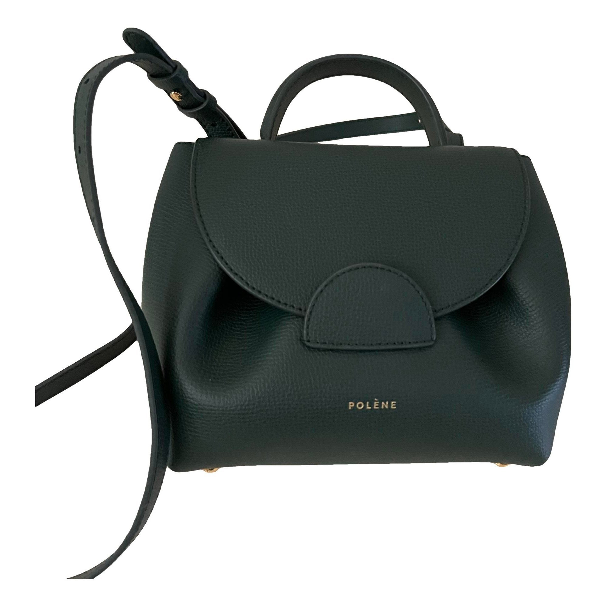 Polene Numéro un nano leather crossbody bag