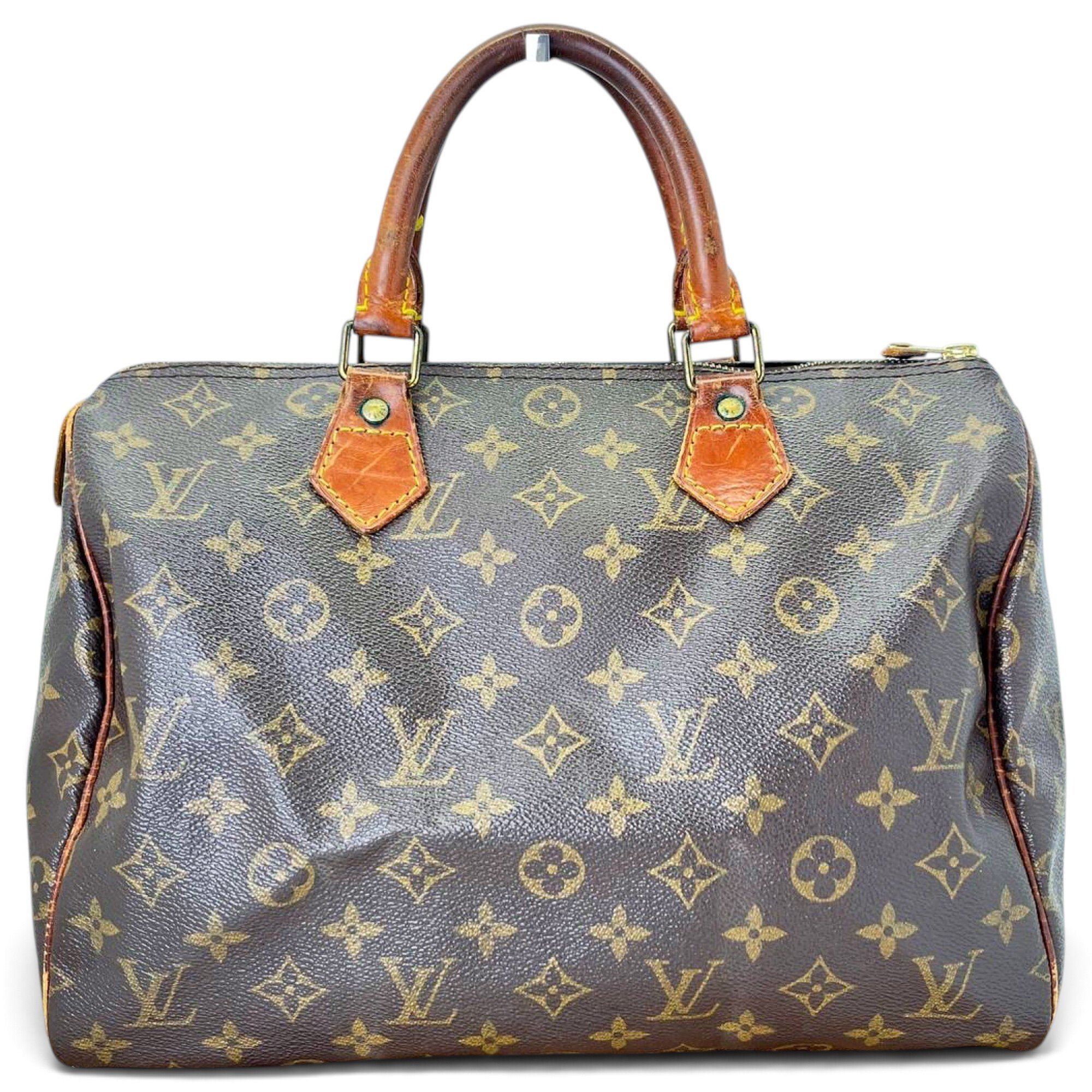 Speedy leather handbag