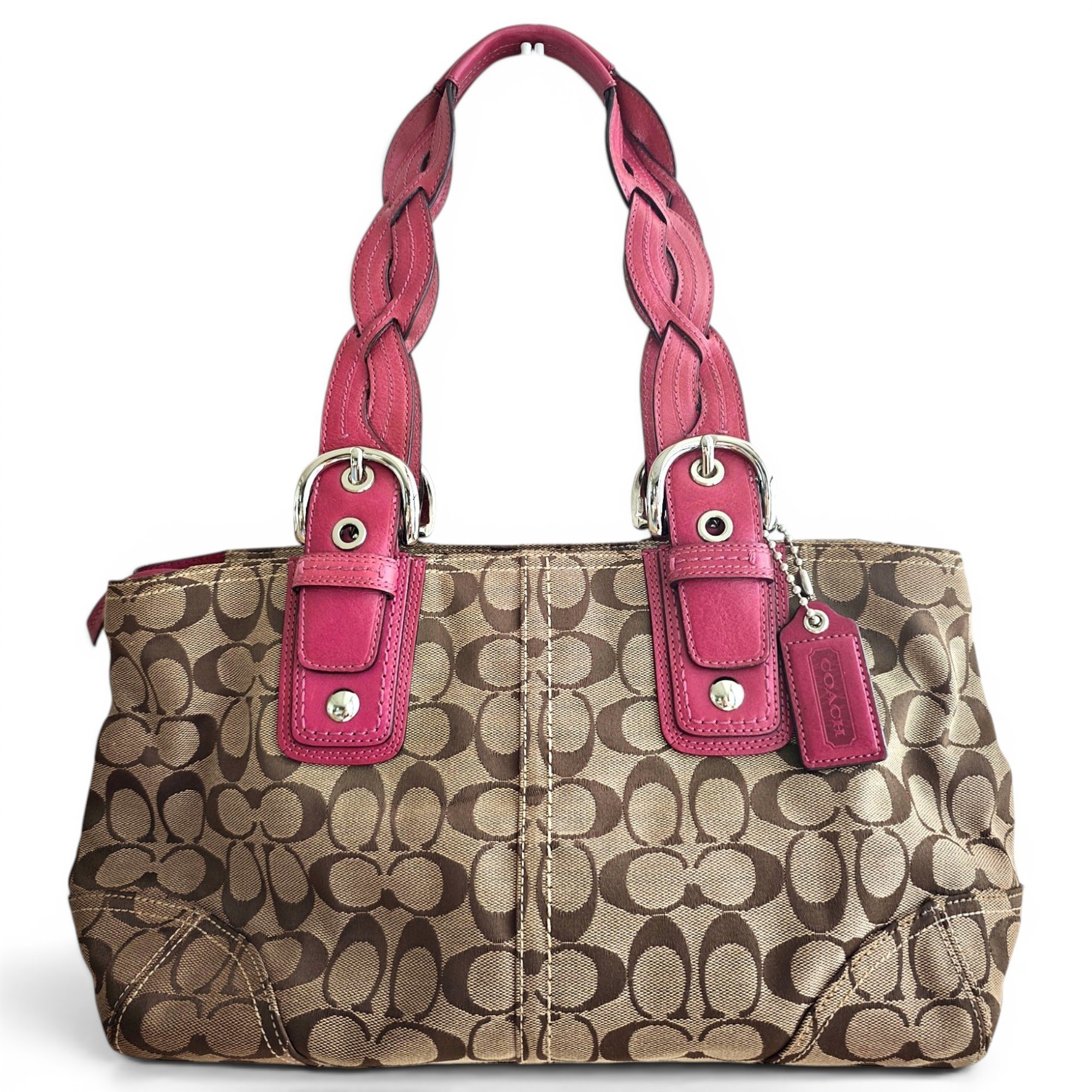 Signature Sufflette leather handbag