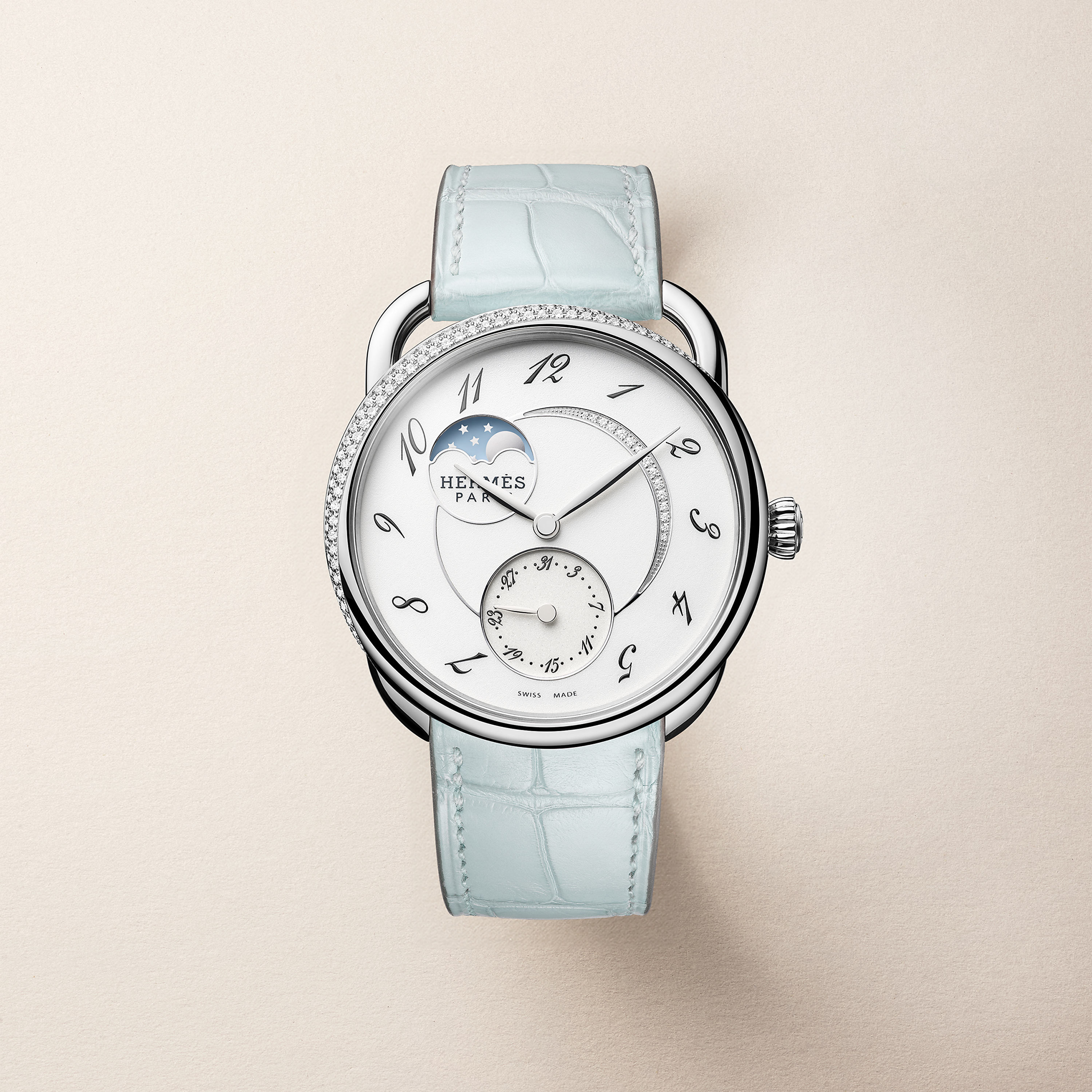 Montre Arceau Petite Lune, Grand modèle, 38 mm