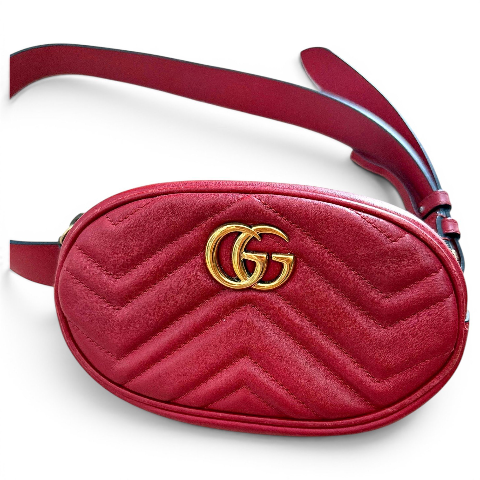 Marmont leather clutch bag
