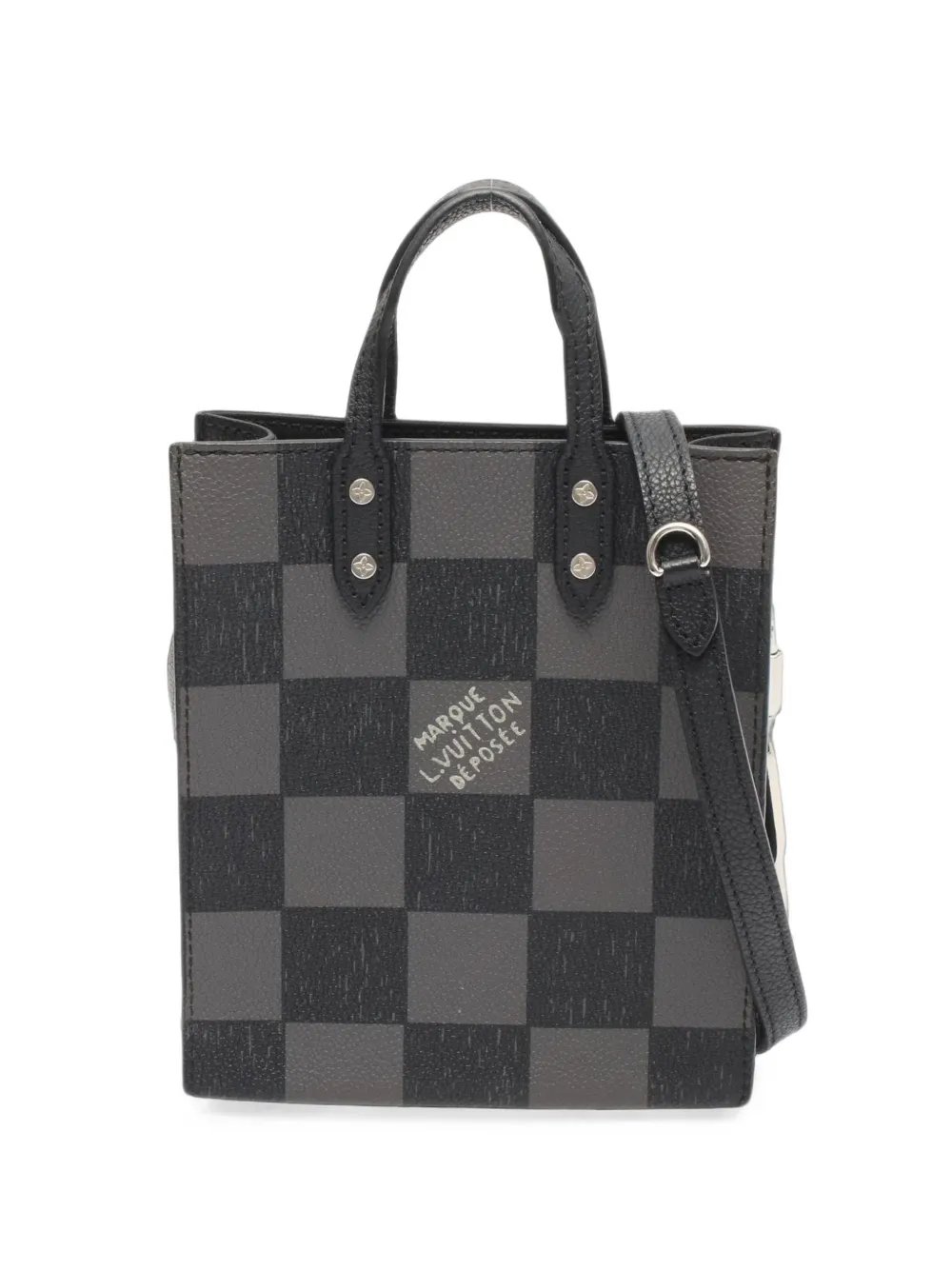 2010s XS Sac Plat Damier two-way handbag