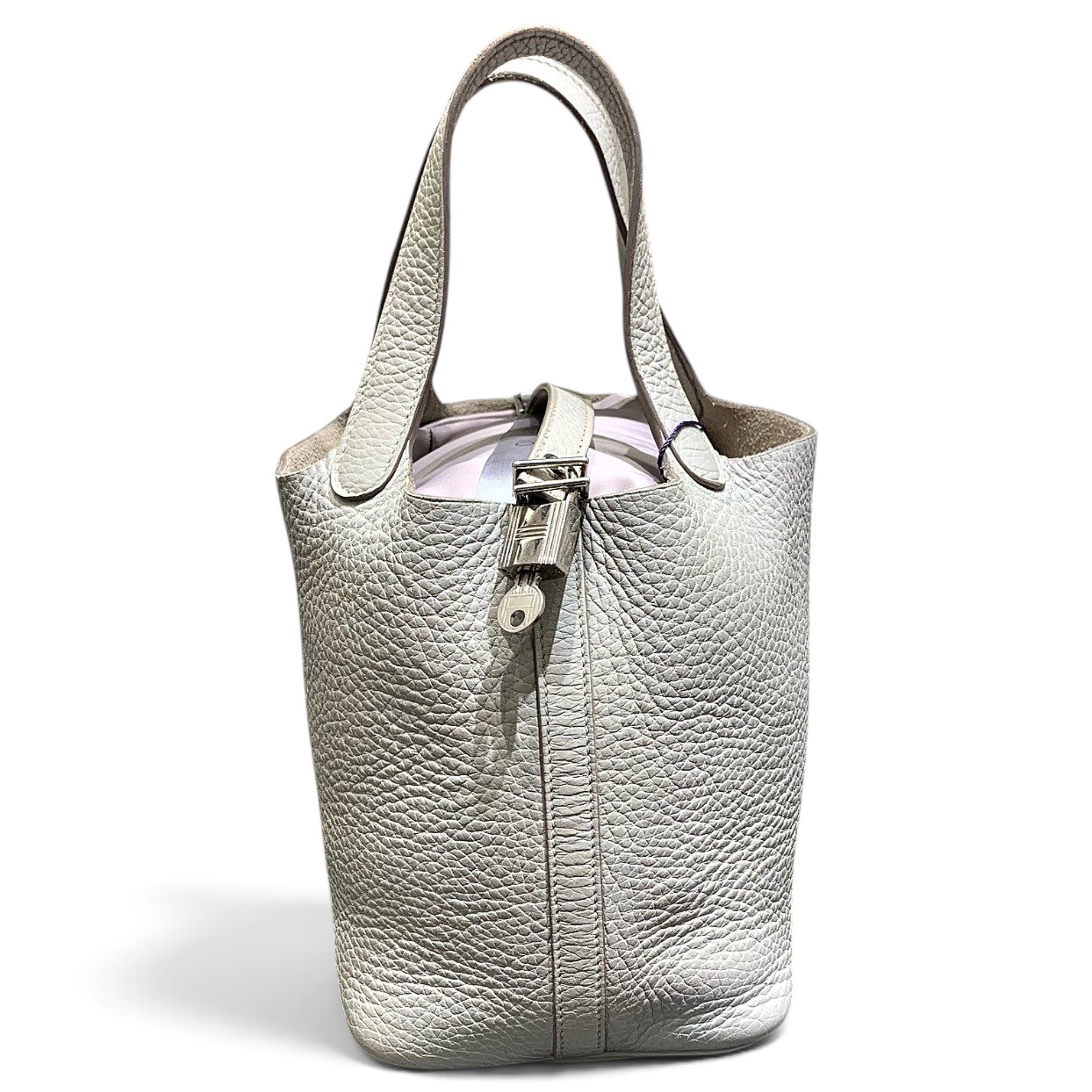Picotin leather handbag