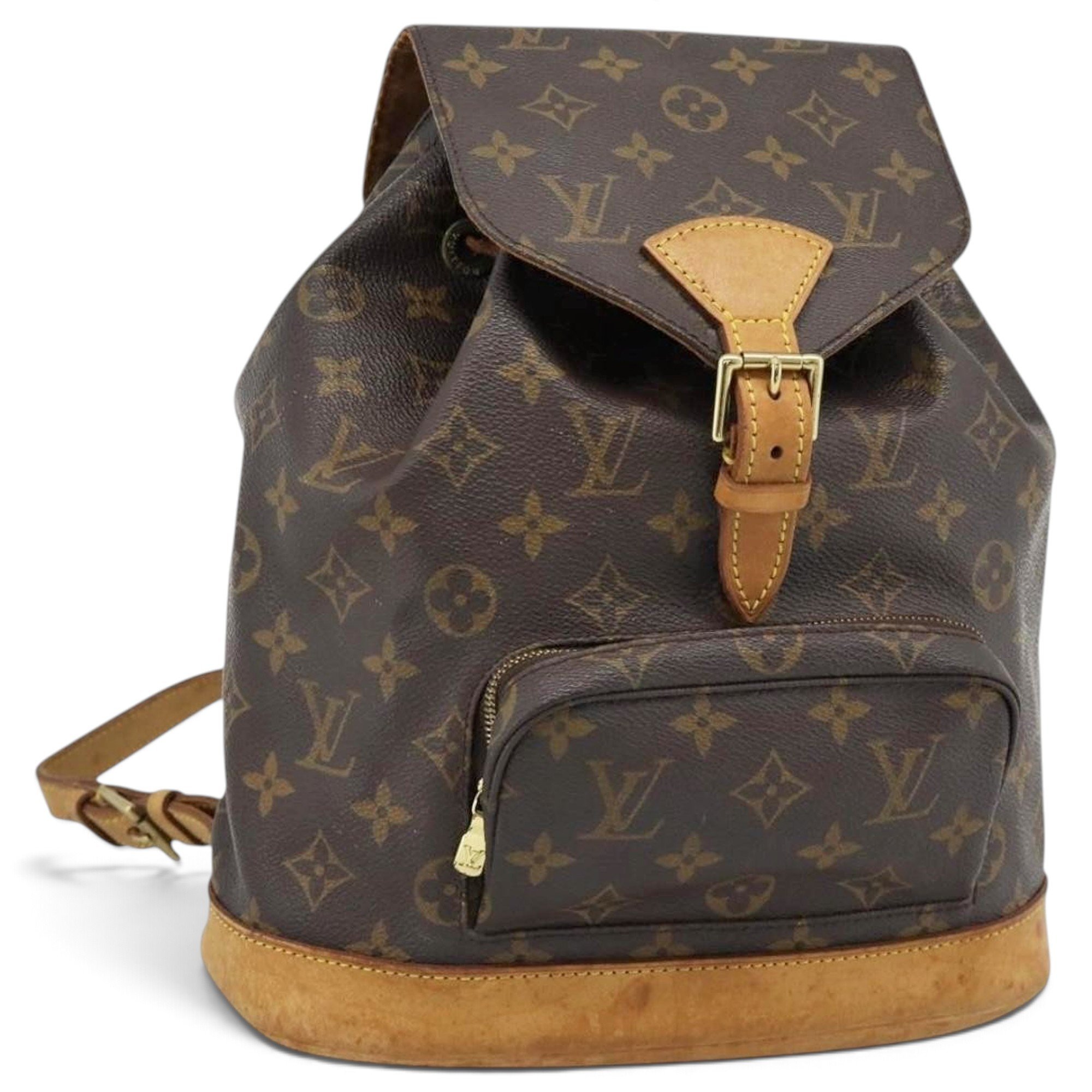 Montsouris leather backpack