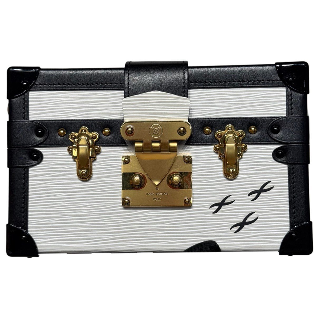 Petite Malle leather handbag