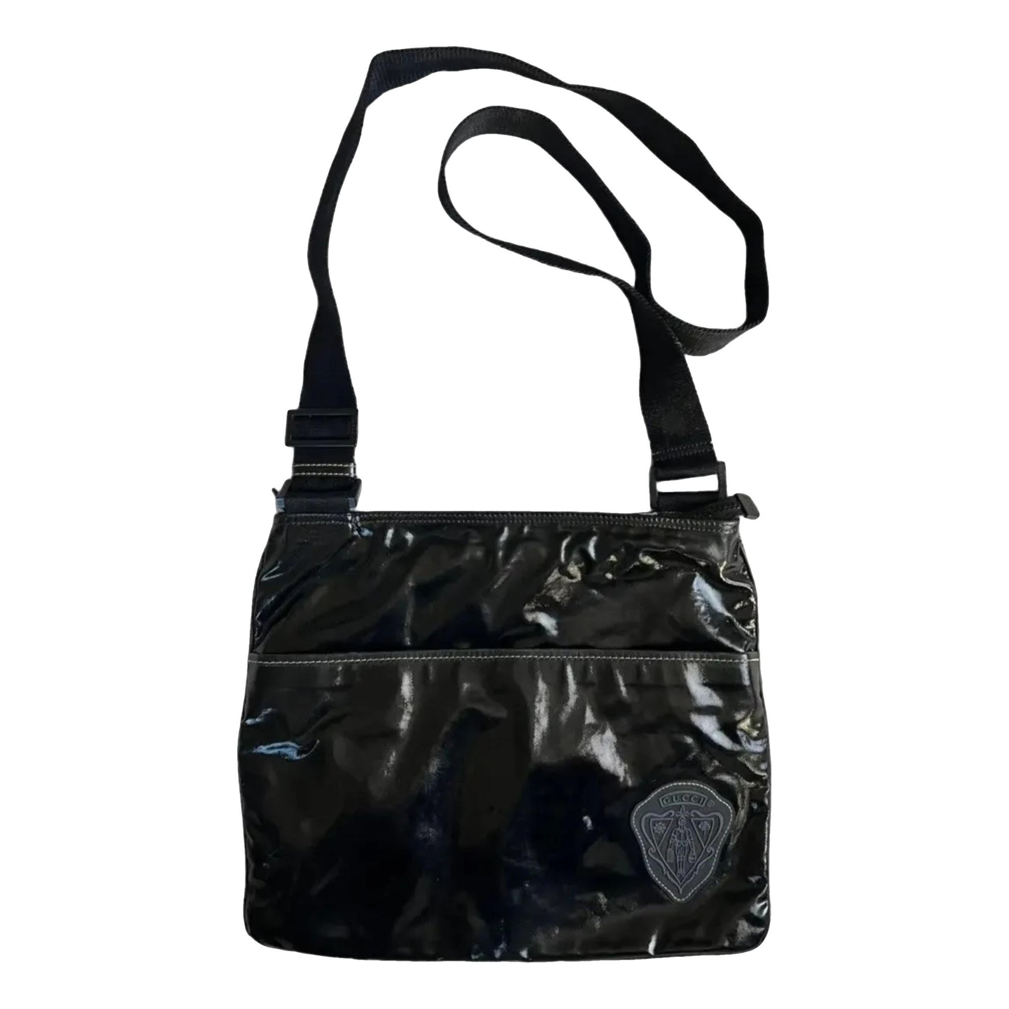 Vegan leather crossbody bag