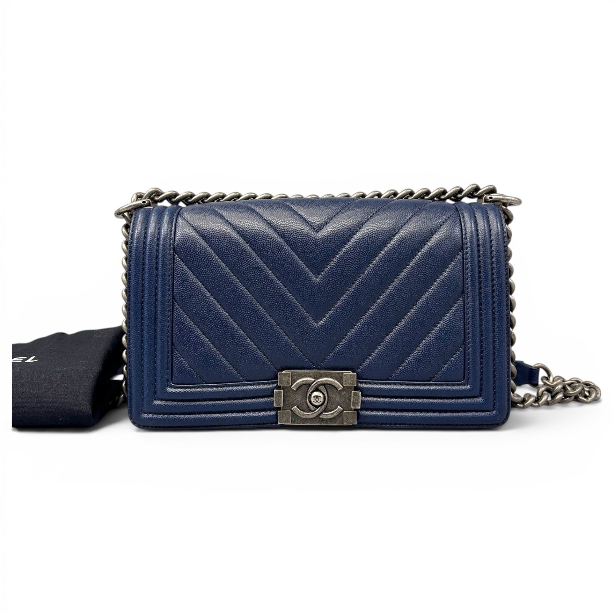 Boy leather crossbody bag