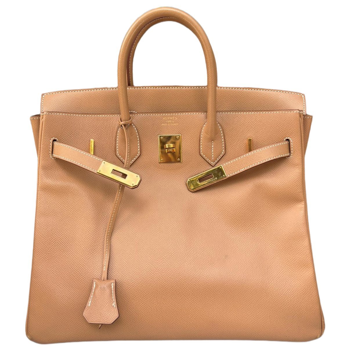 Haut à Courroies leather handbag