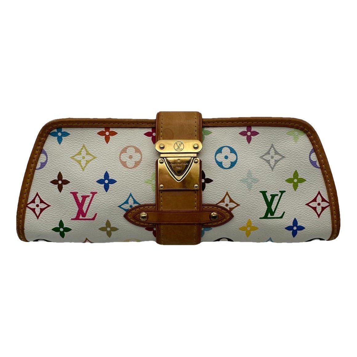 Shirley leather clutch bag