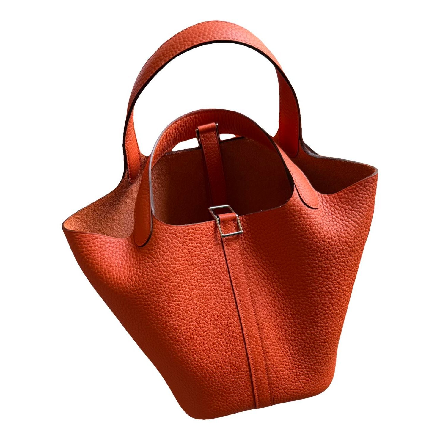 Picotin leather tote