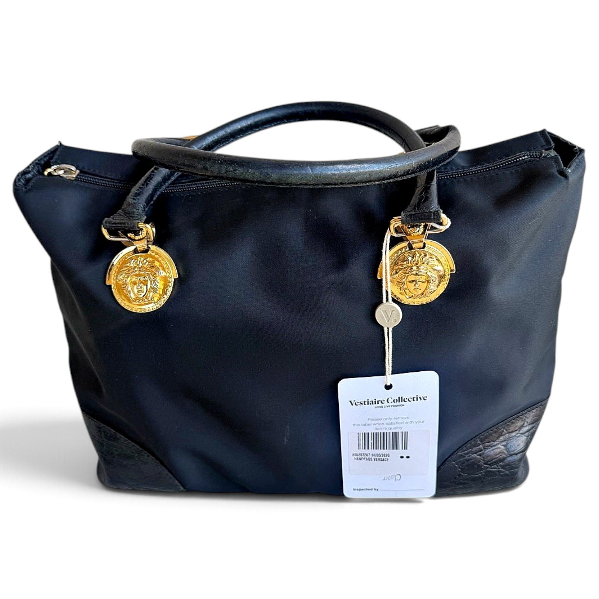Versace La Medusa cloth tote