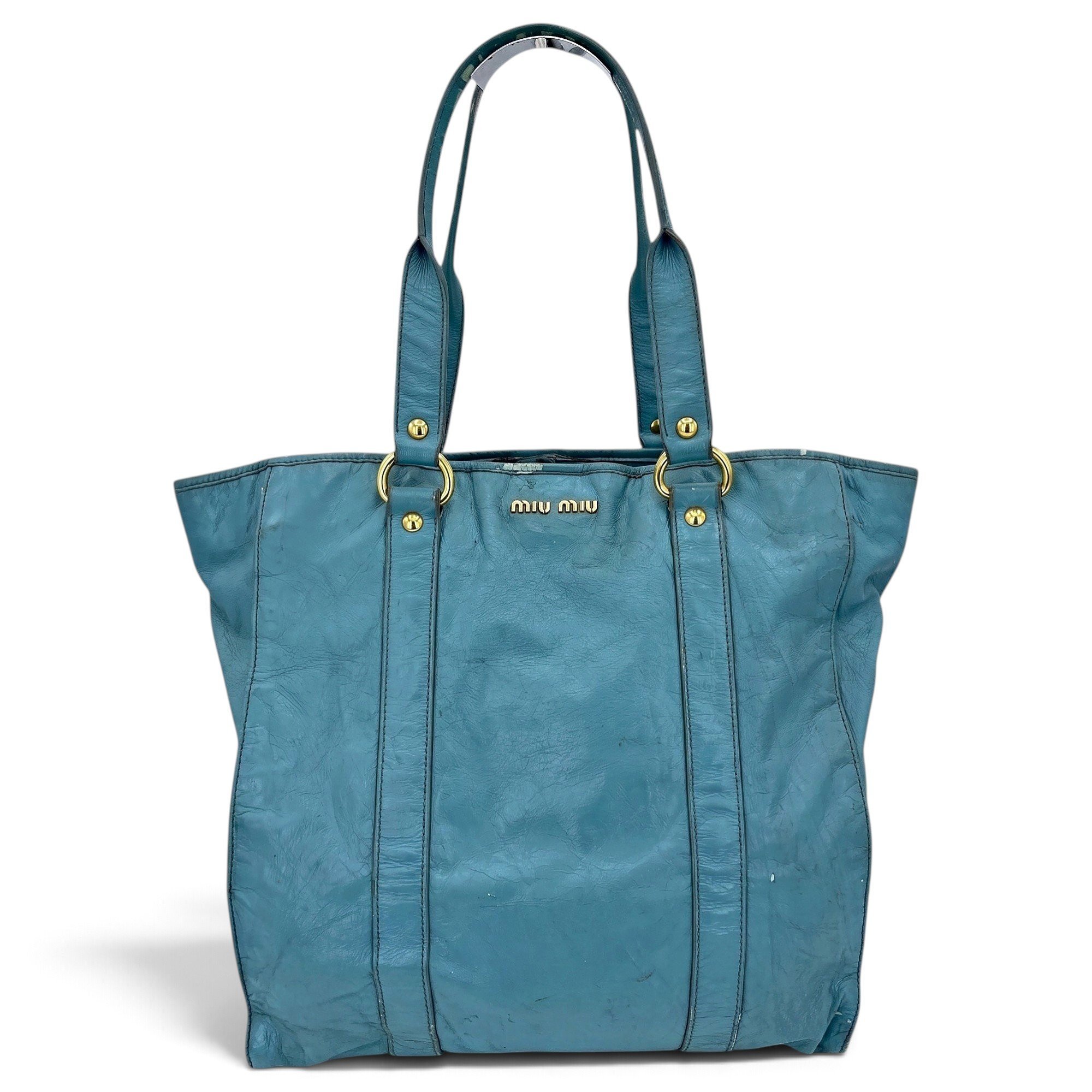 Leather tote
