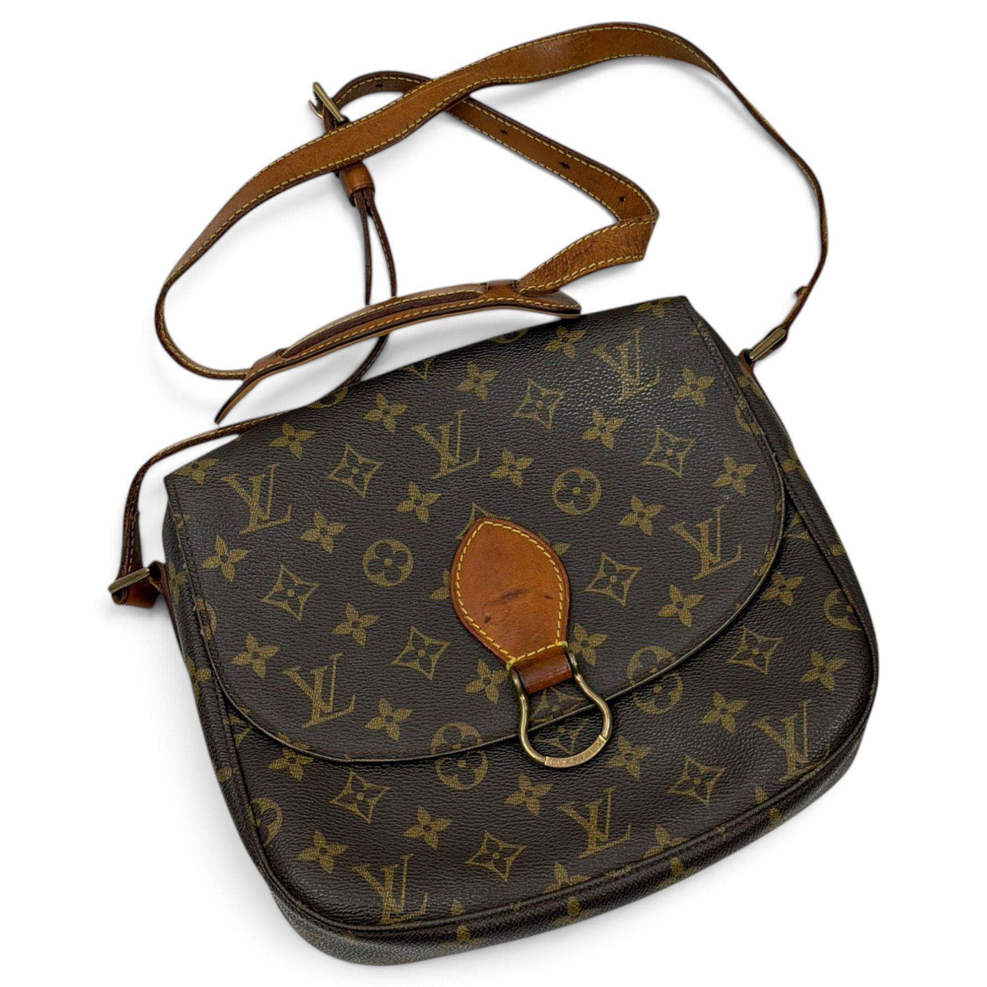 Leather backpack