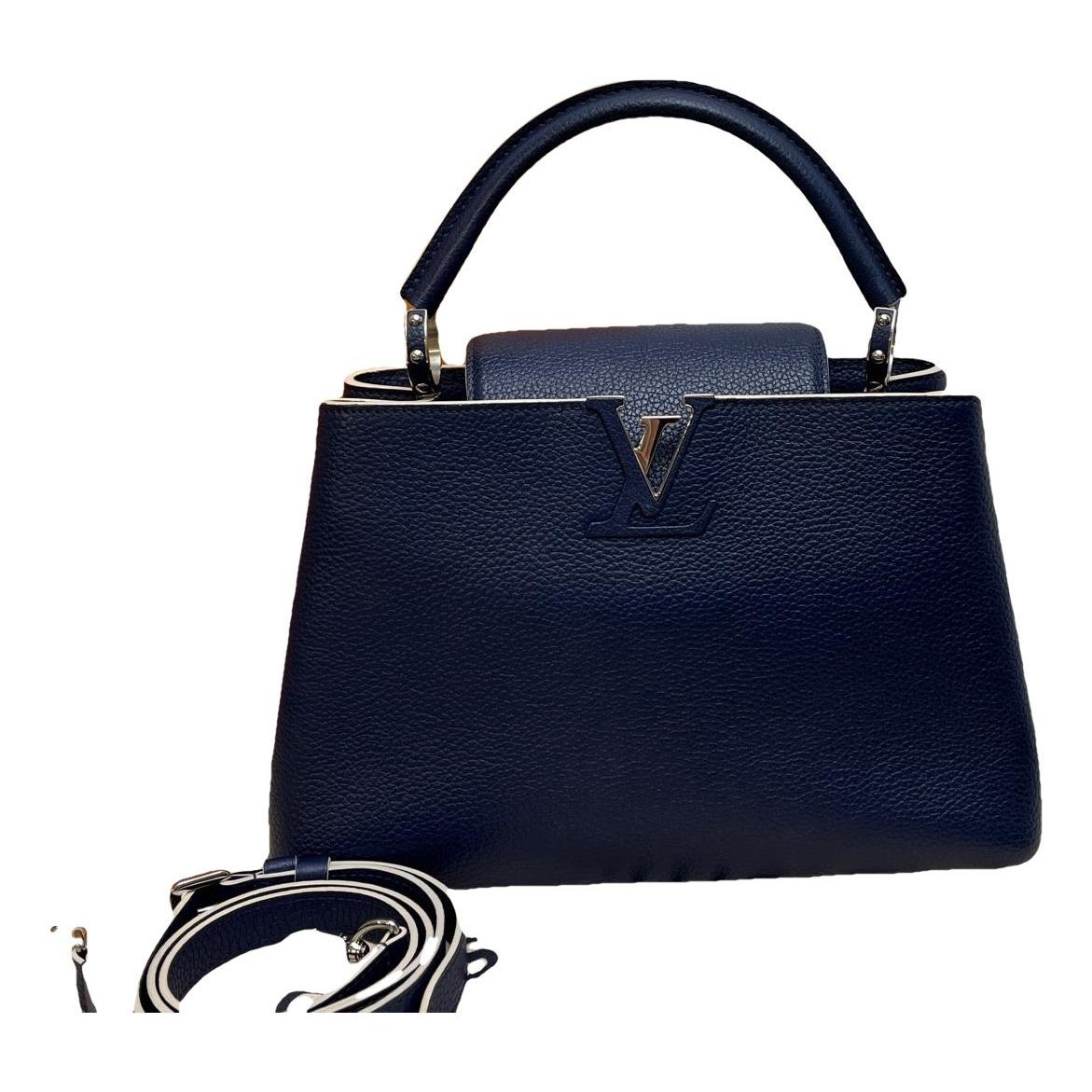 Capucines leather satchel