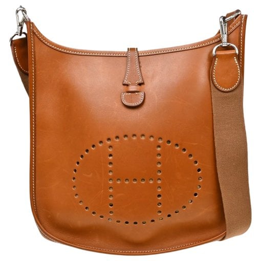 Evelyne leather handbag