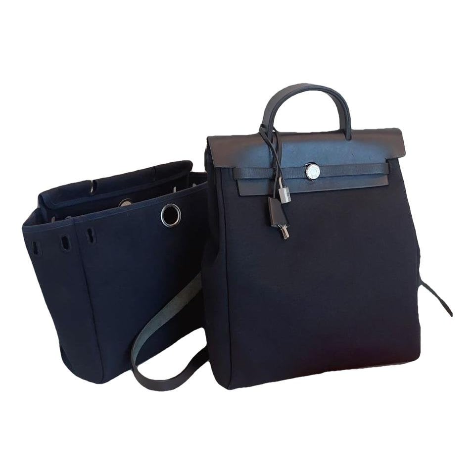 Hermes Herbag Handbag Black