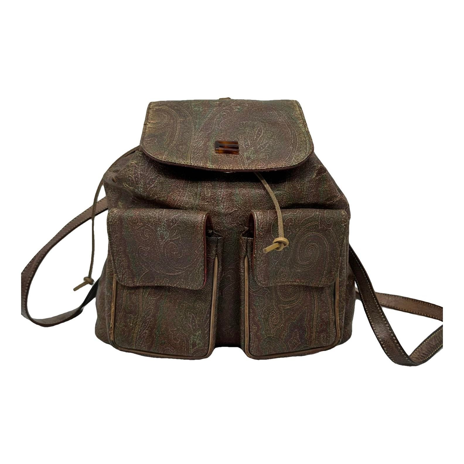 Leather backpack