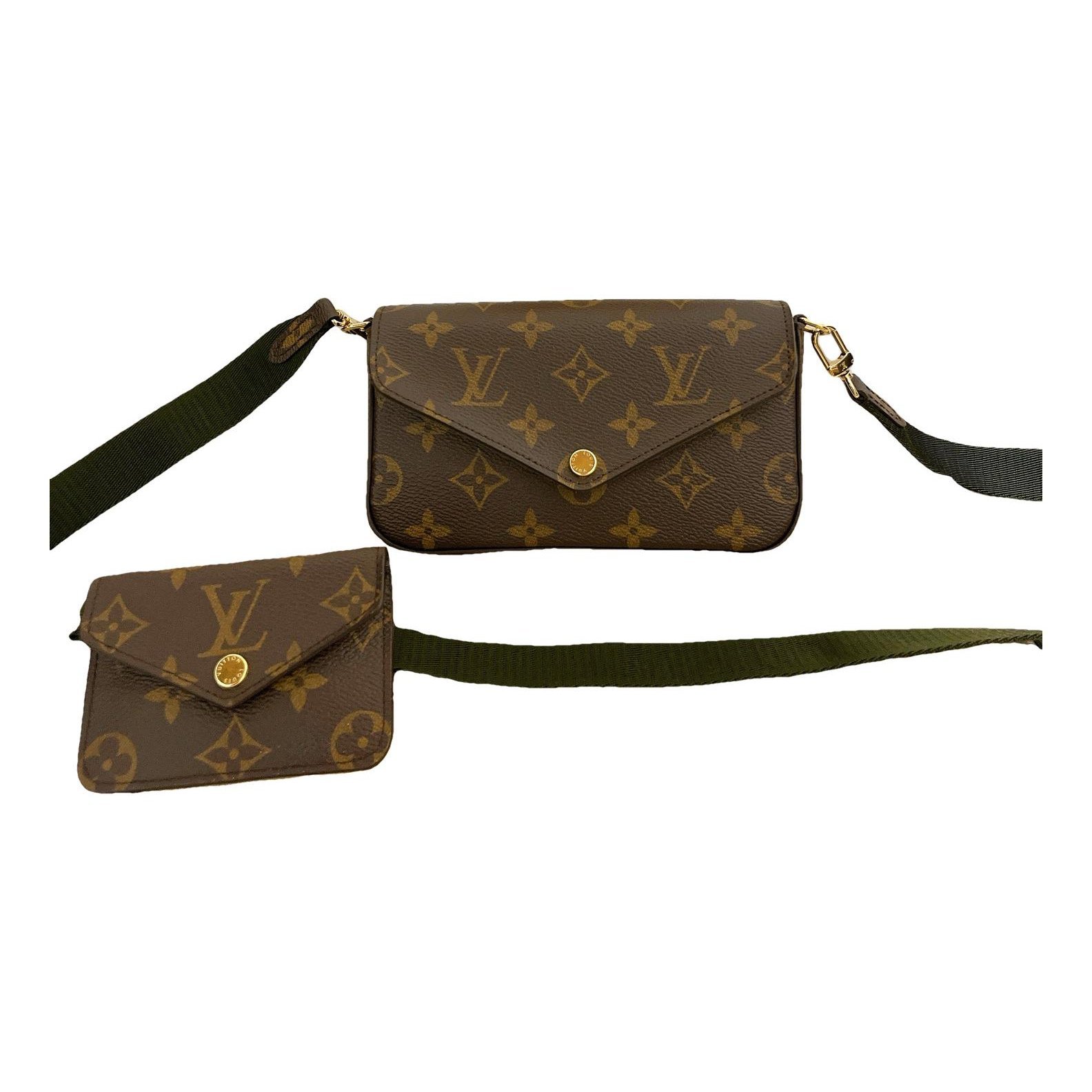 Leather clutch bag
