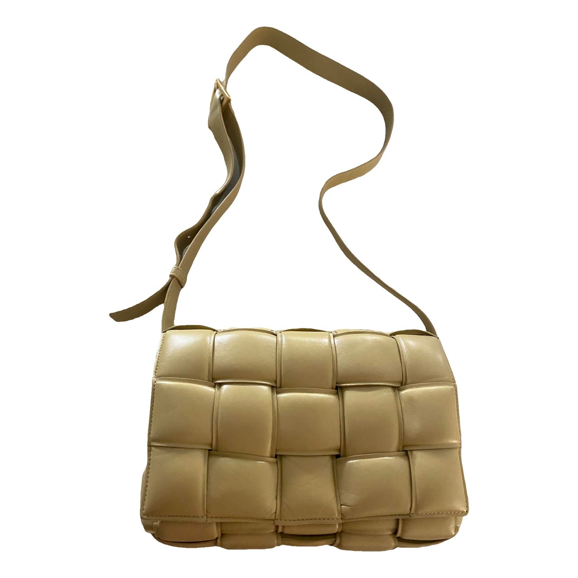 Cassette Padded leather crossbody bag