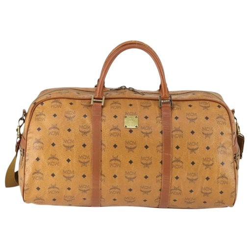 Boston leather bowling bag
