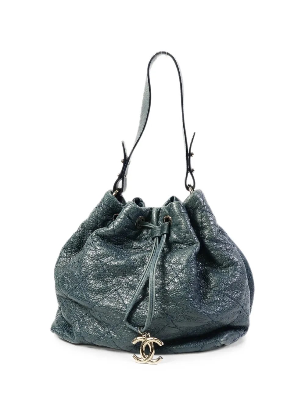 Chanel quilted CC shoulder bag