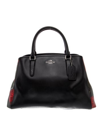 Leather Top Handle Bag