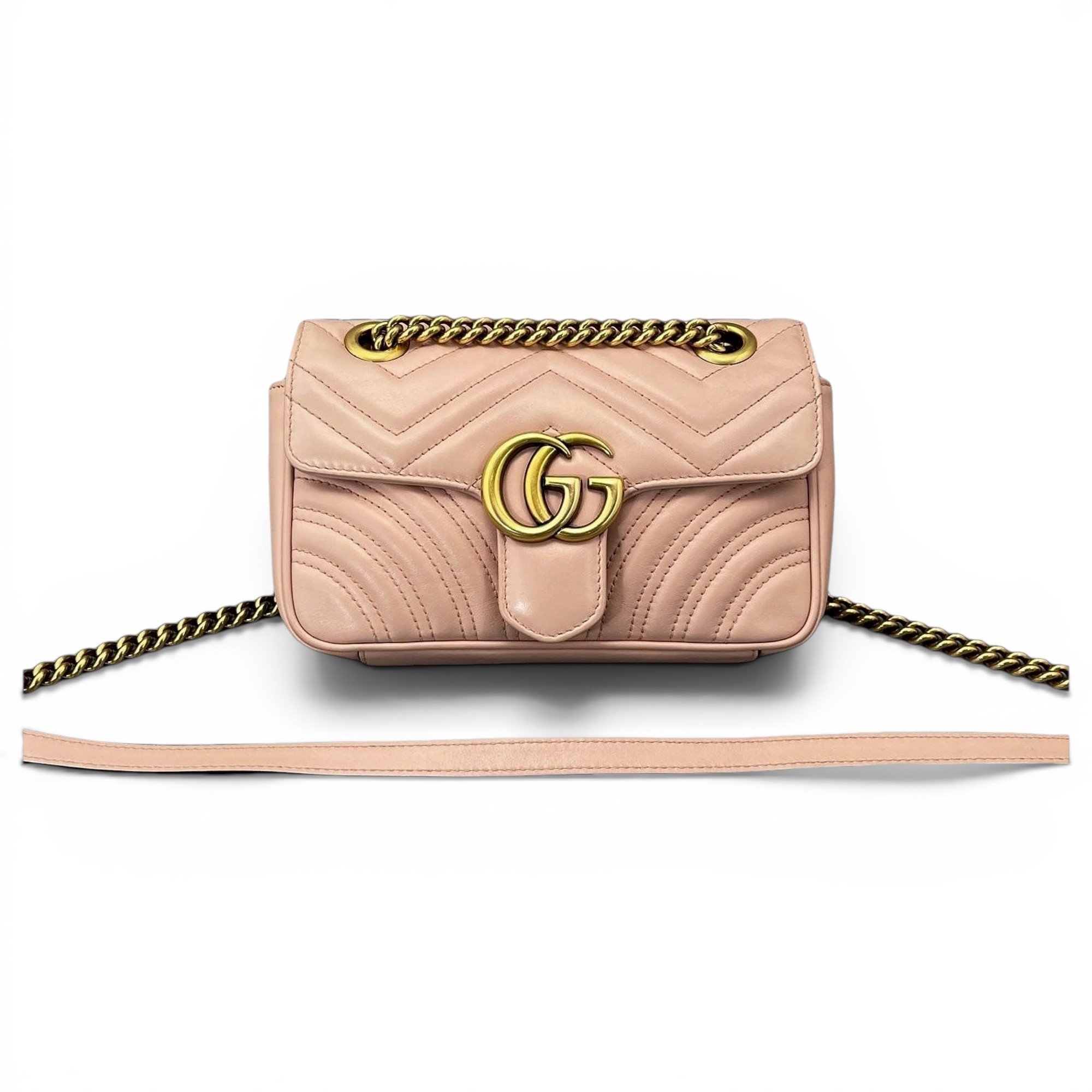 GG Marmont Flap leather handbag