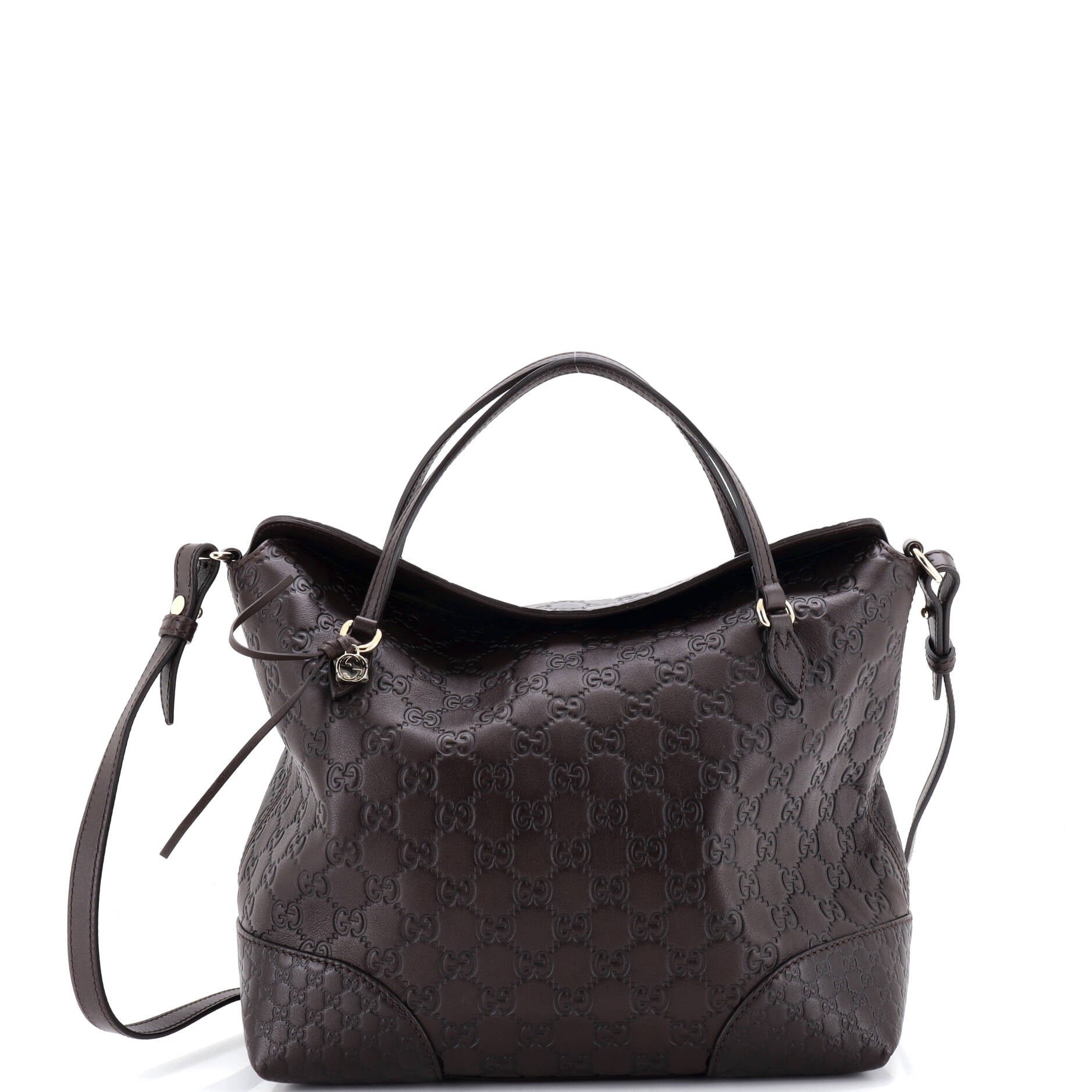Bree Convertible Top Handle Bag Guccissima Leather Medium