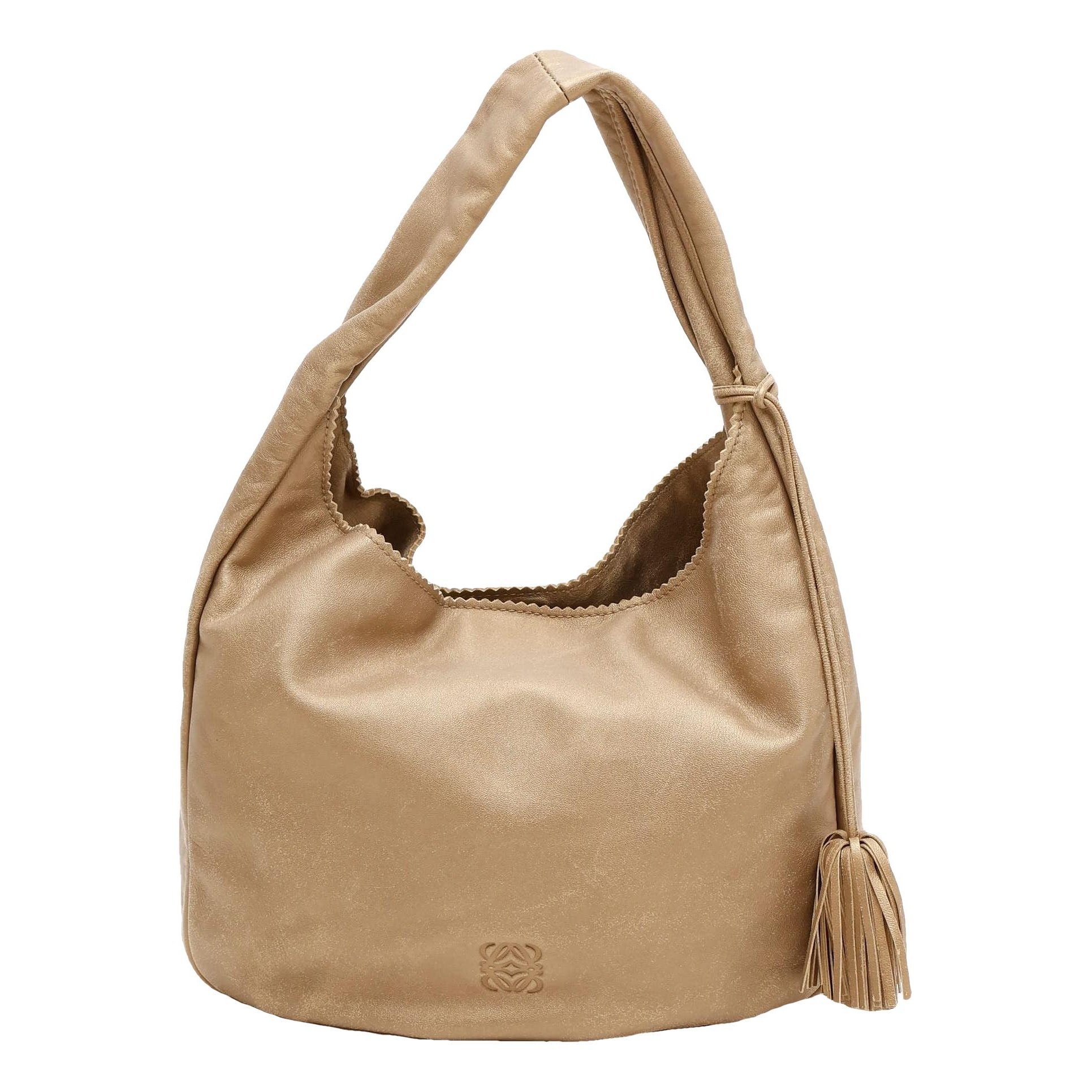 Anagram leather handbag