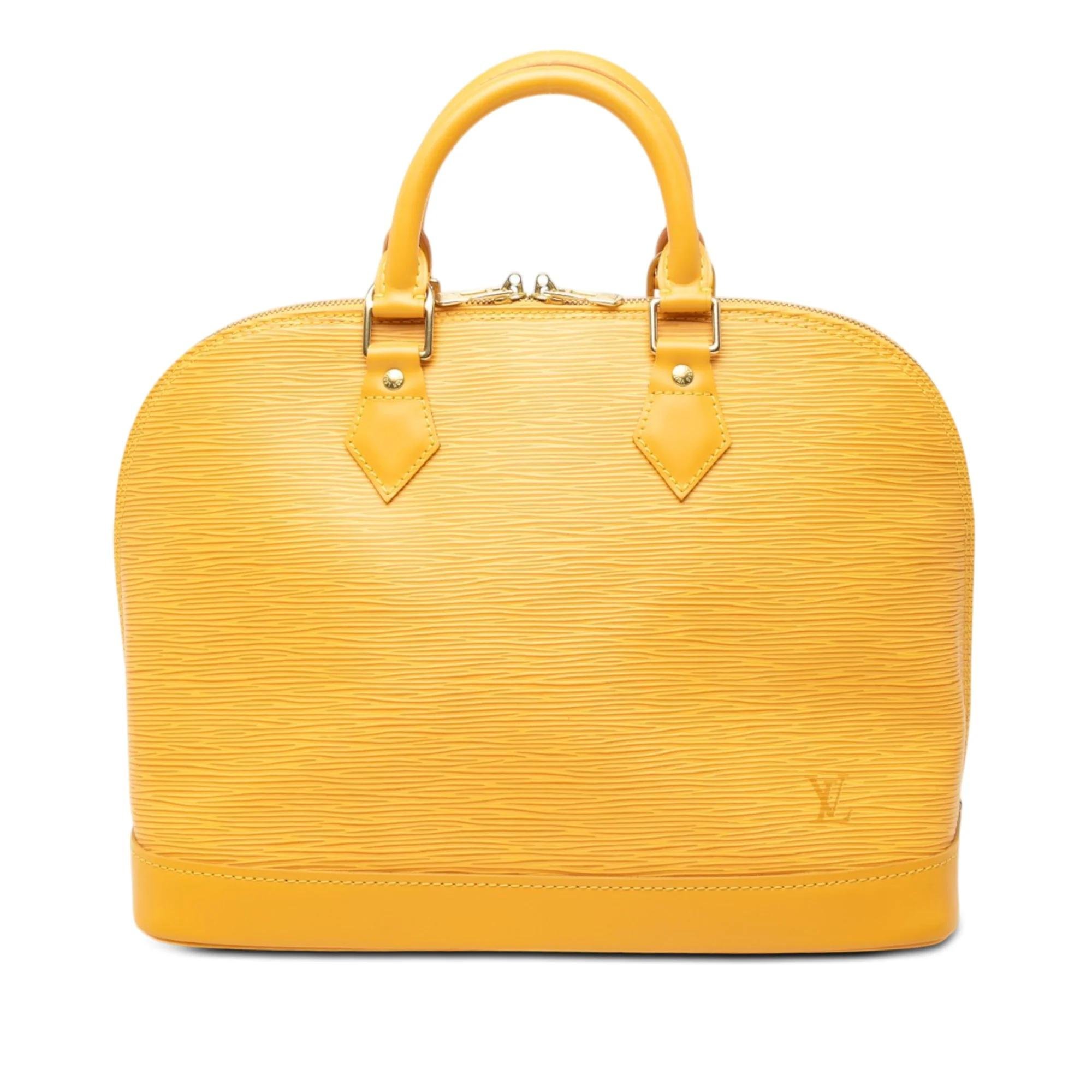 Alma leather handbag