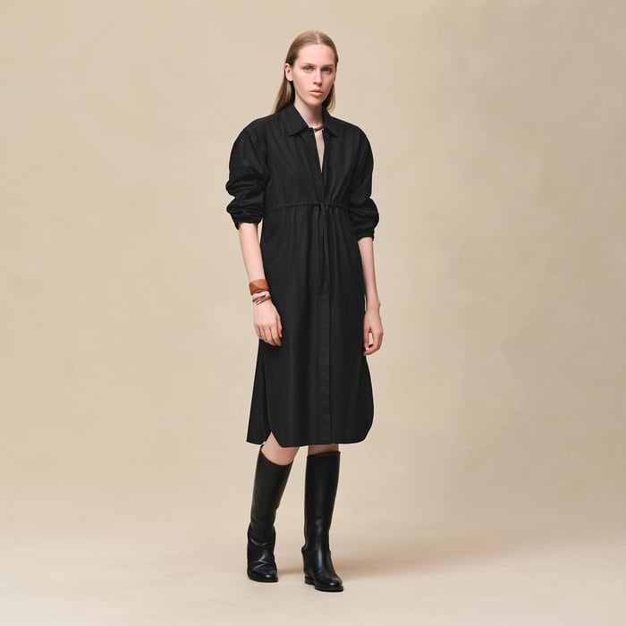 Noir "Mosaique" Shirt Dress