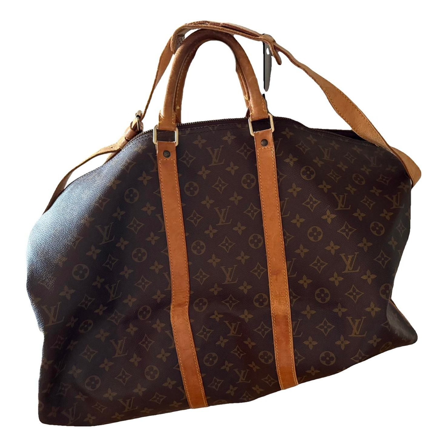 Keepall leather travel bag
