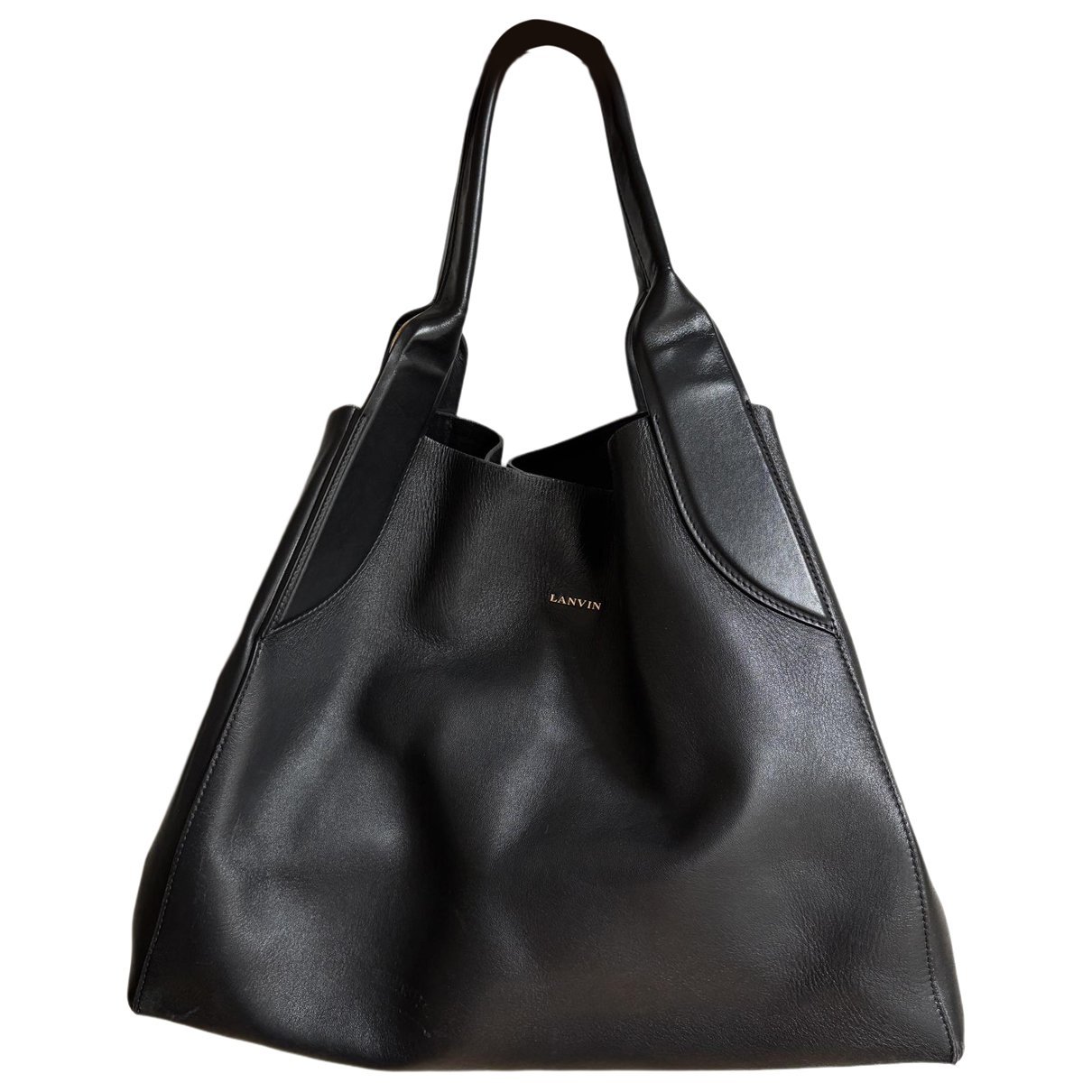 Leather tote