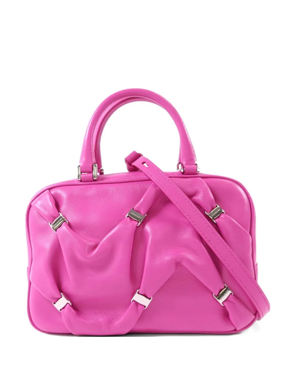 gathered shoulder bag
