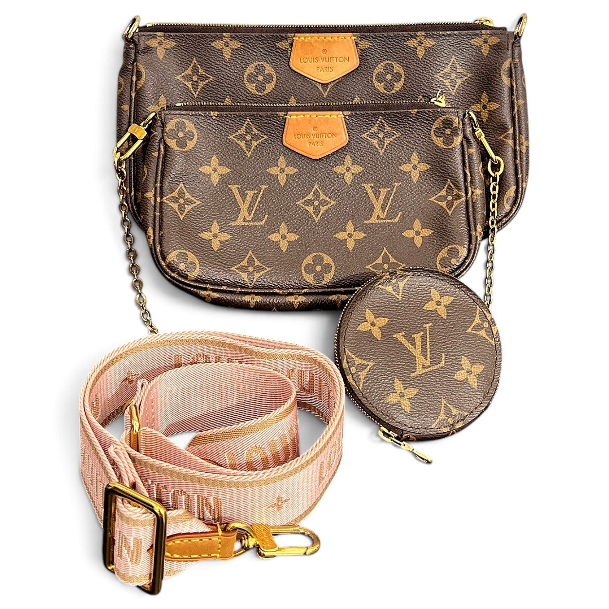 Multi Pochette Accessoires leather handbag