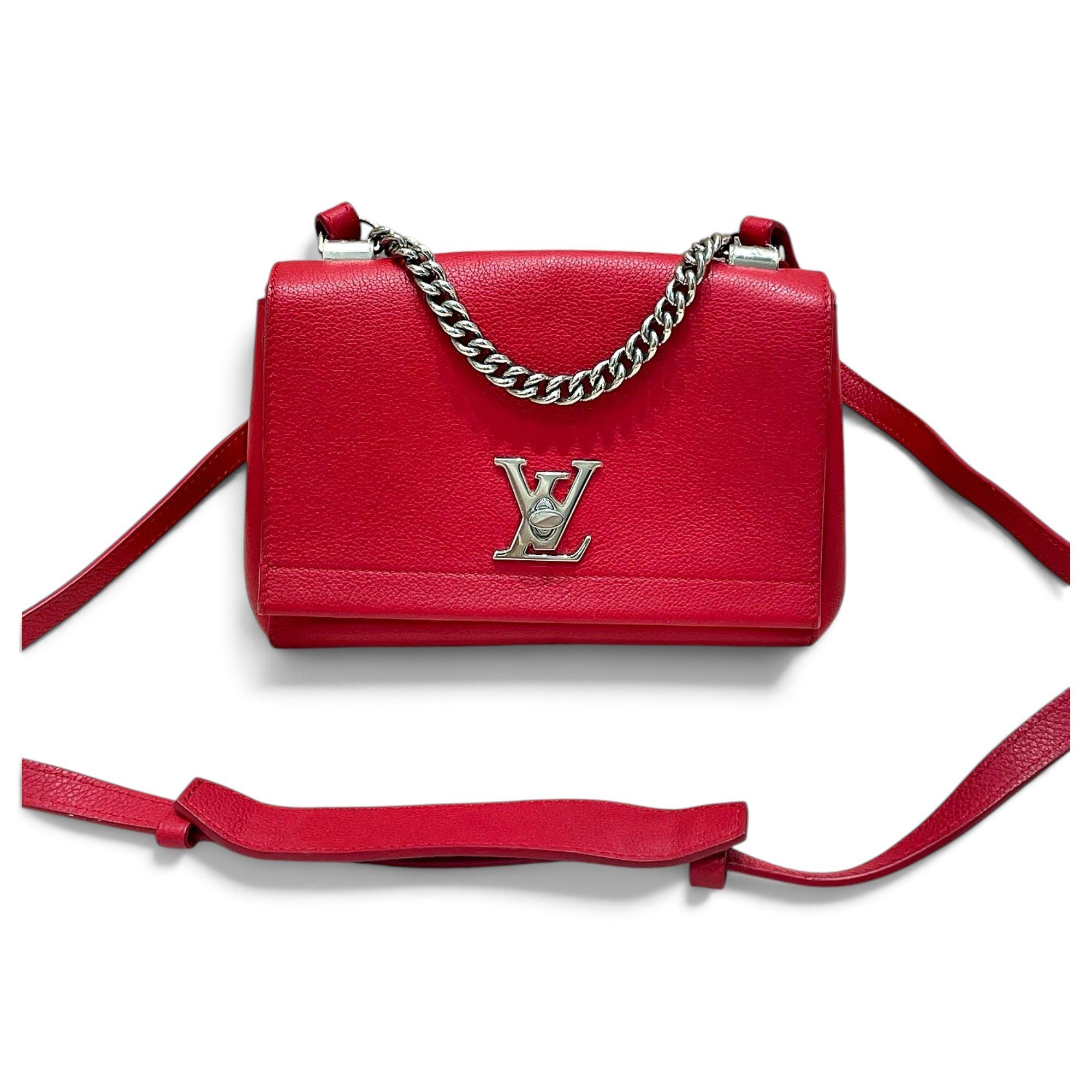 Lockme leather crossbody bag