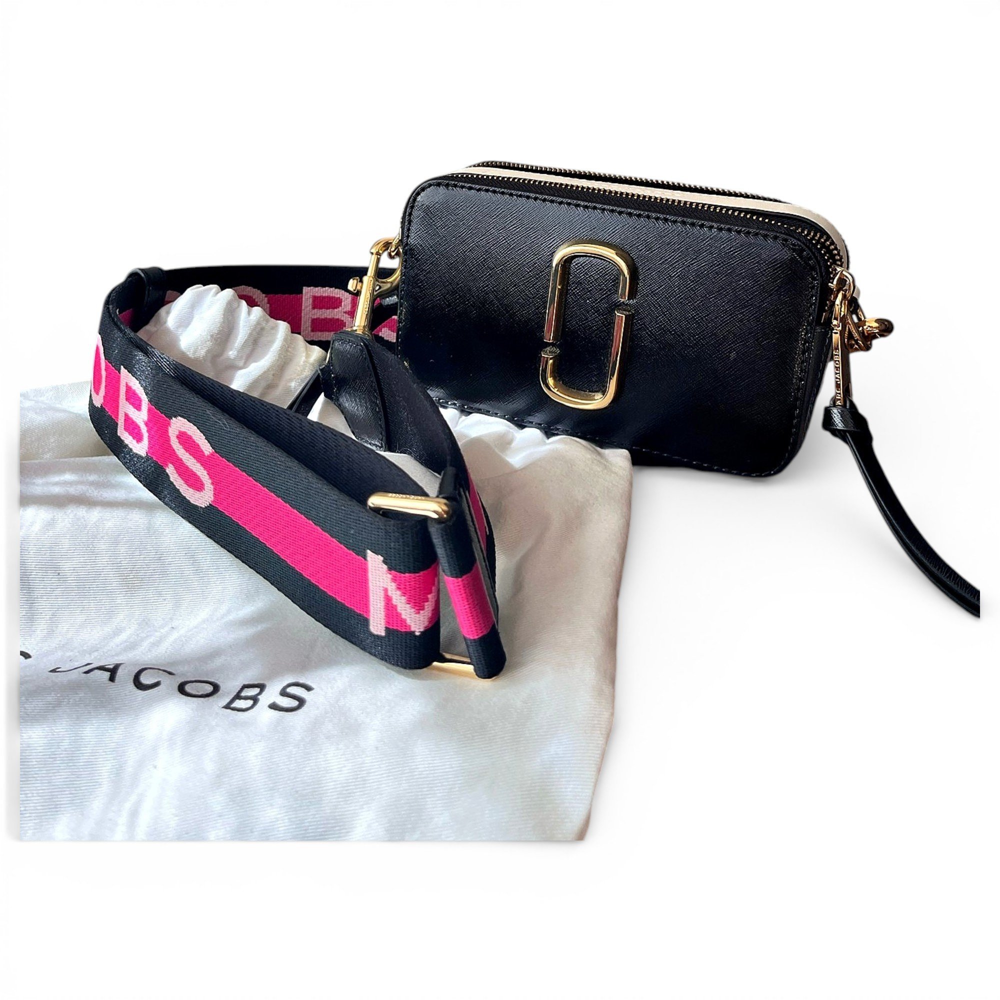 Snapshot leather crossbody bag