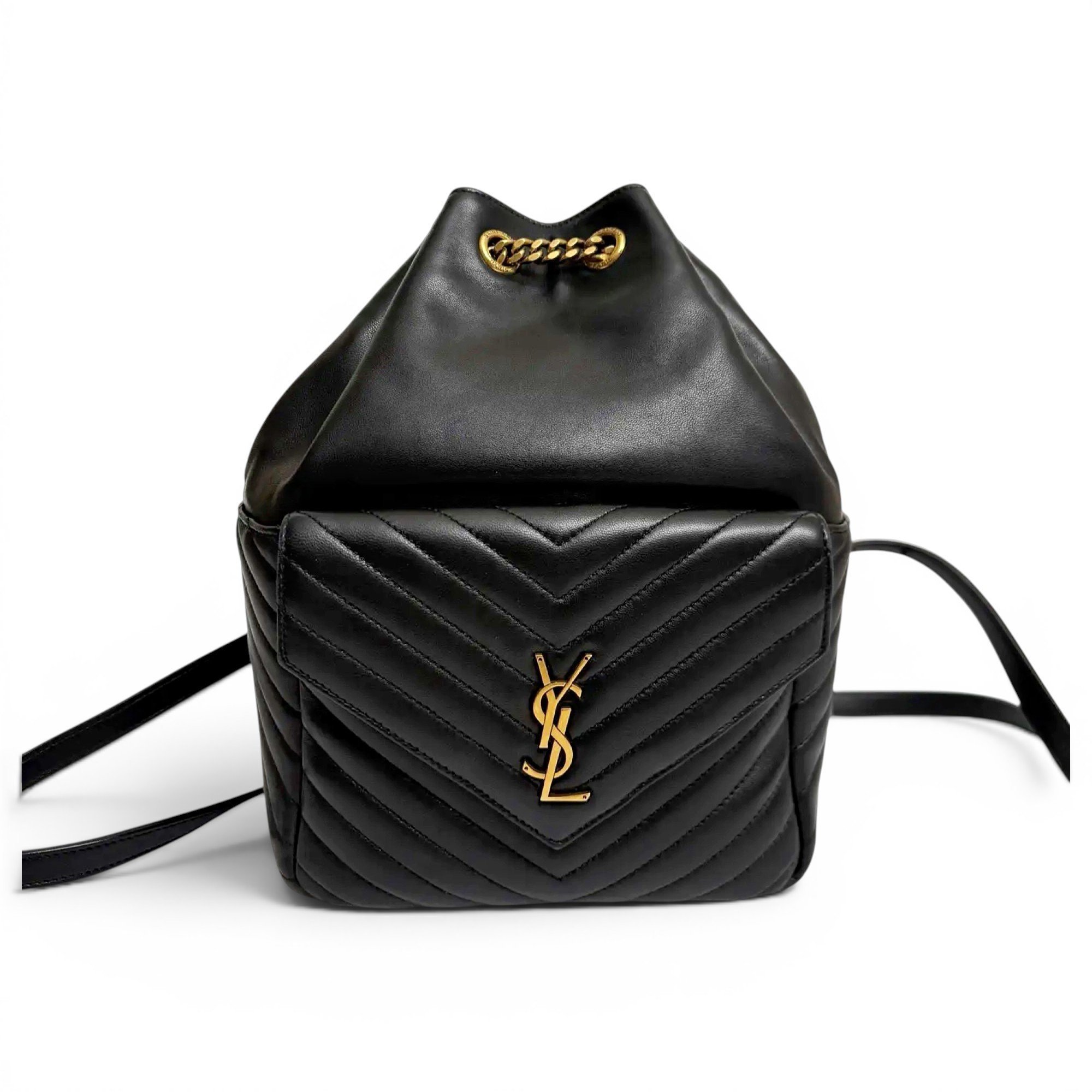 Leather backpack